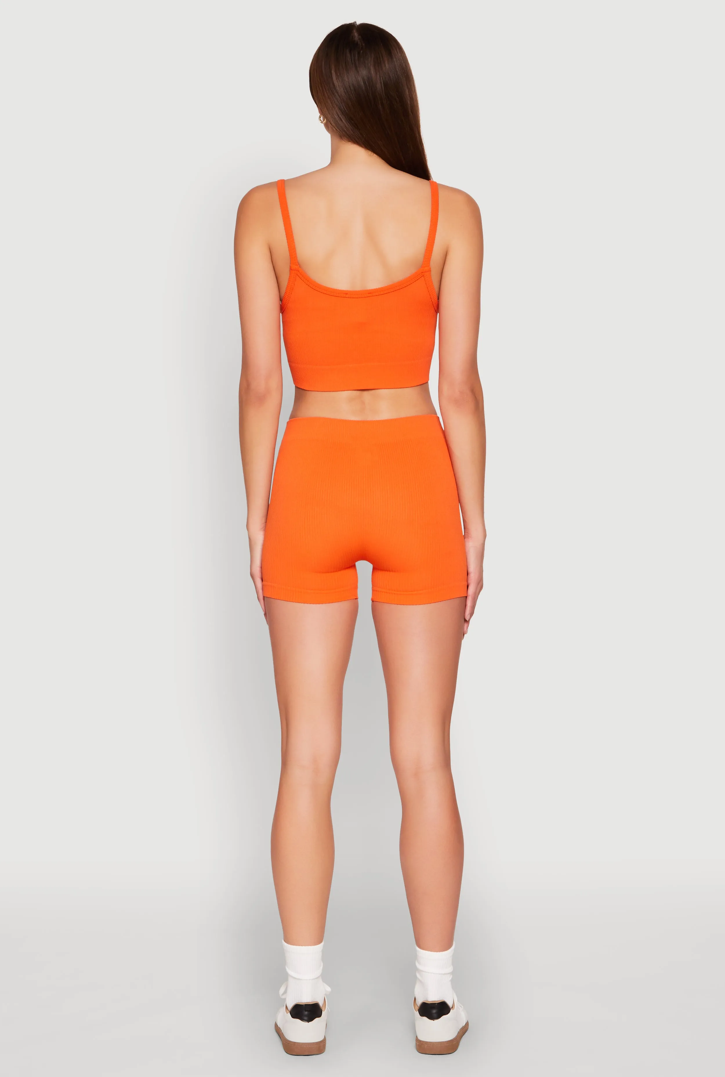 Seamless Cropped Cami and Shorts Set sold by Rainbow product image thumbnail 5