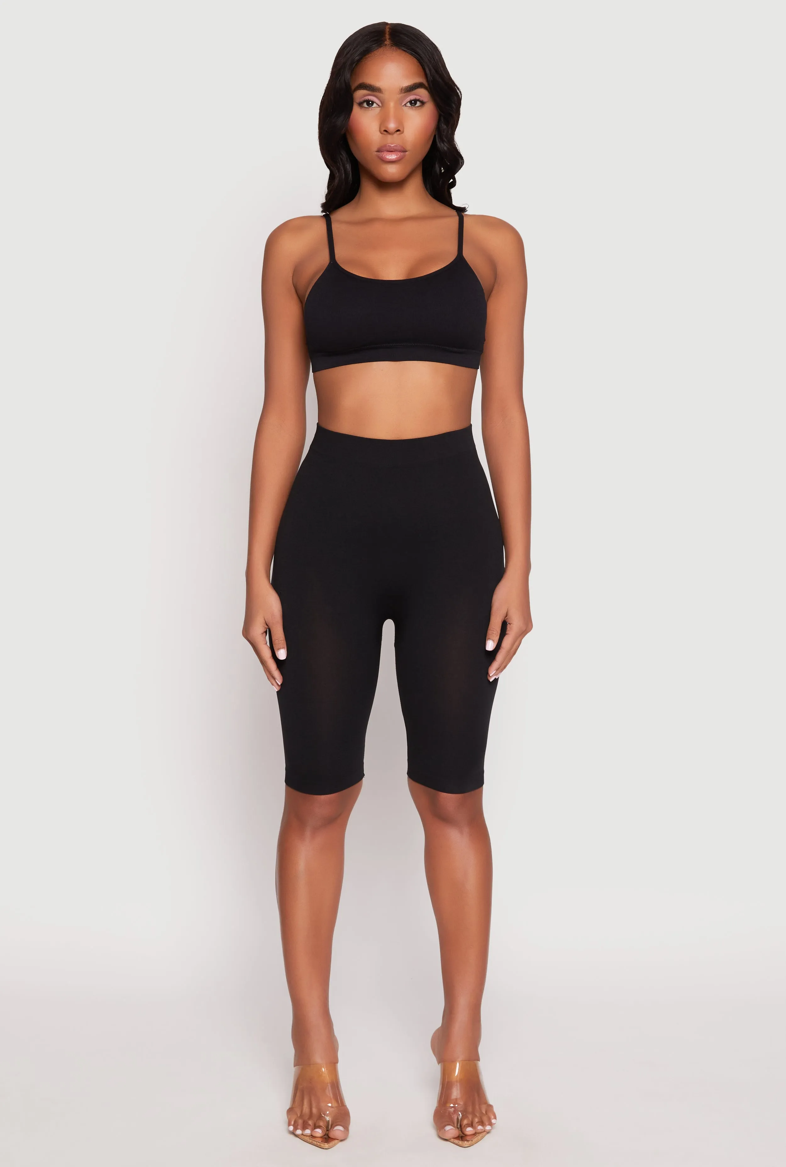 Ribbed Knit Scoop Neck Bralette sold by Rainbow product image thumbnail 2