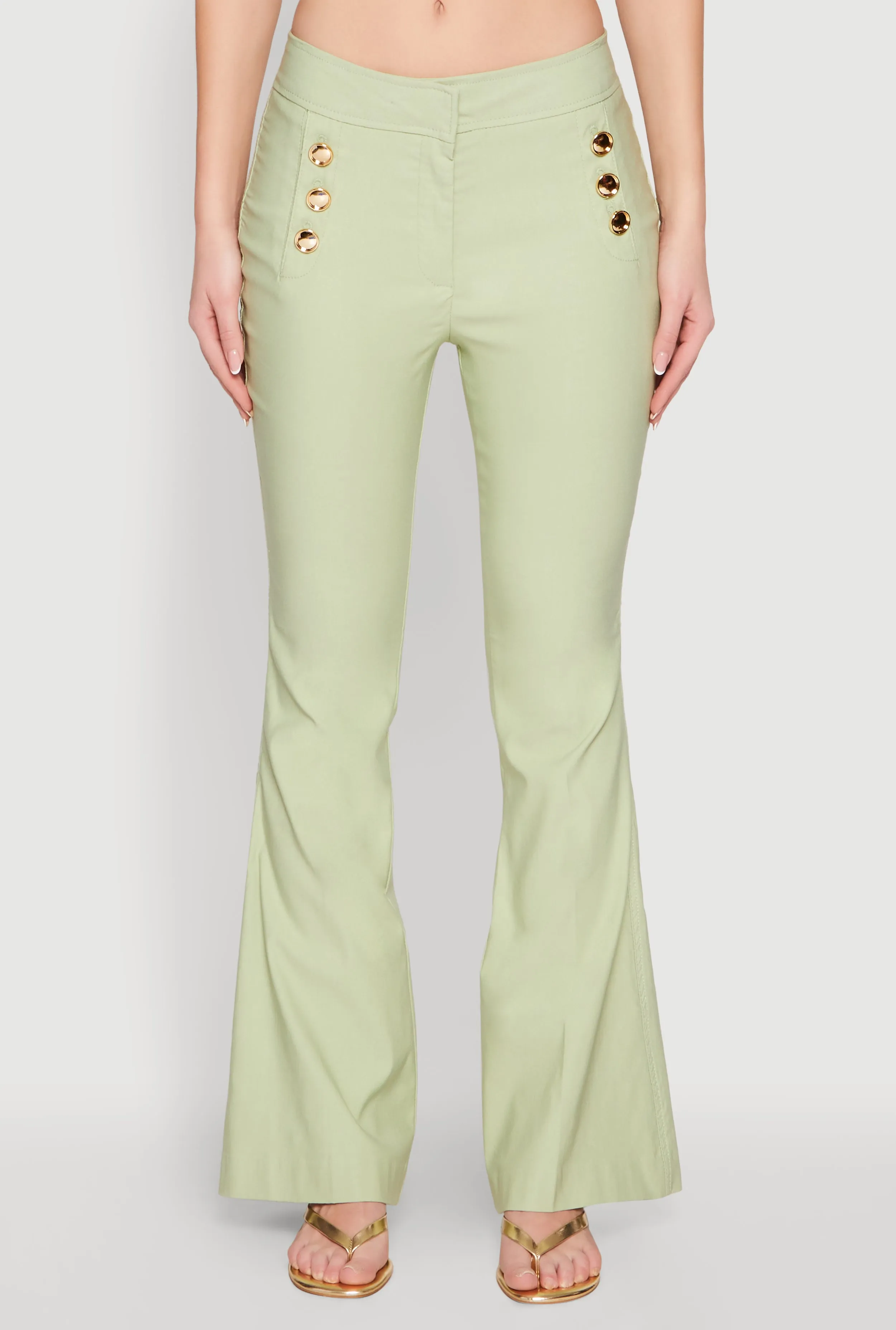 Flared Pull On Dress Pants sold by Rainbow product image thumbnail 3