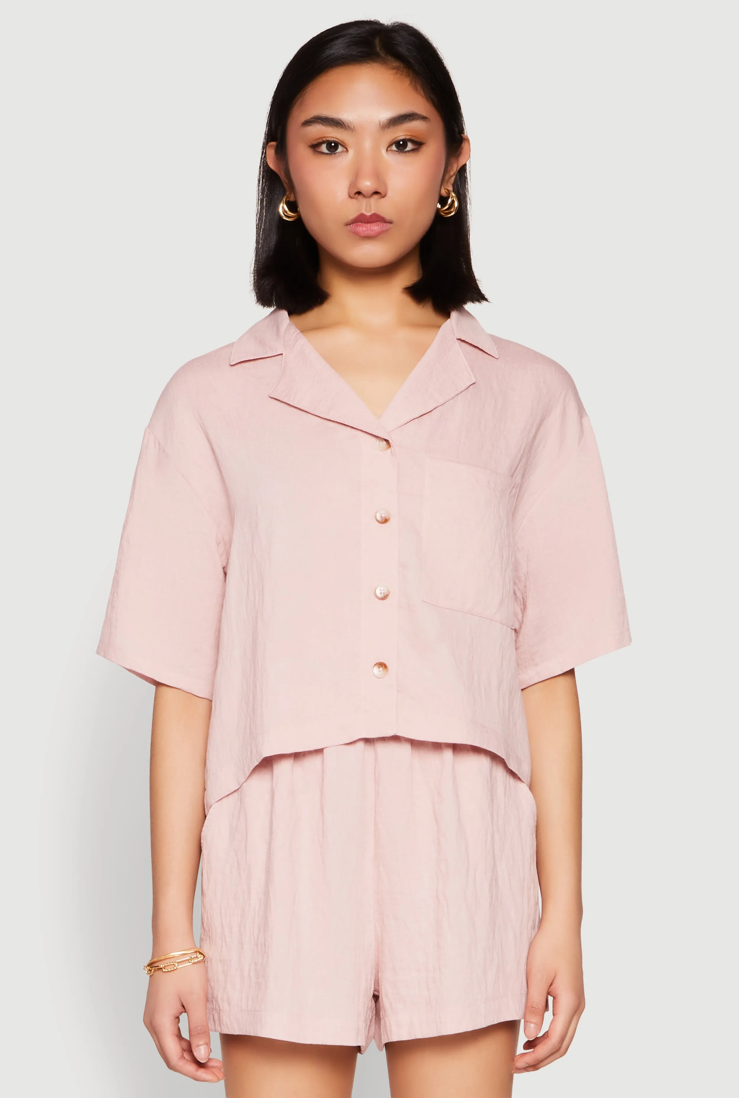 Linen Pocket Shirt sold by Rainbow