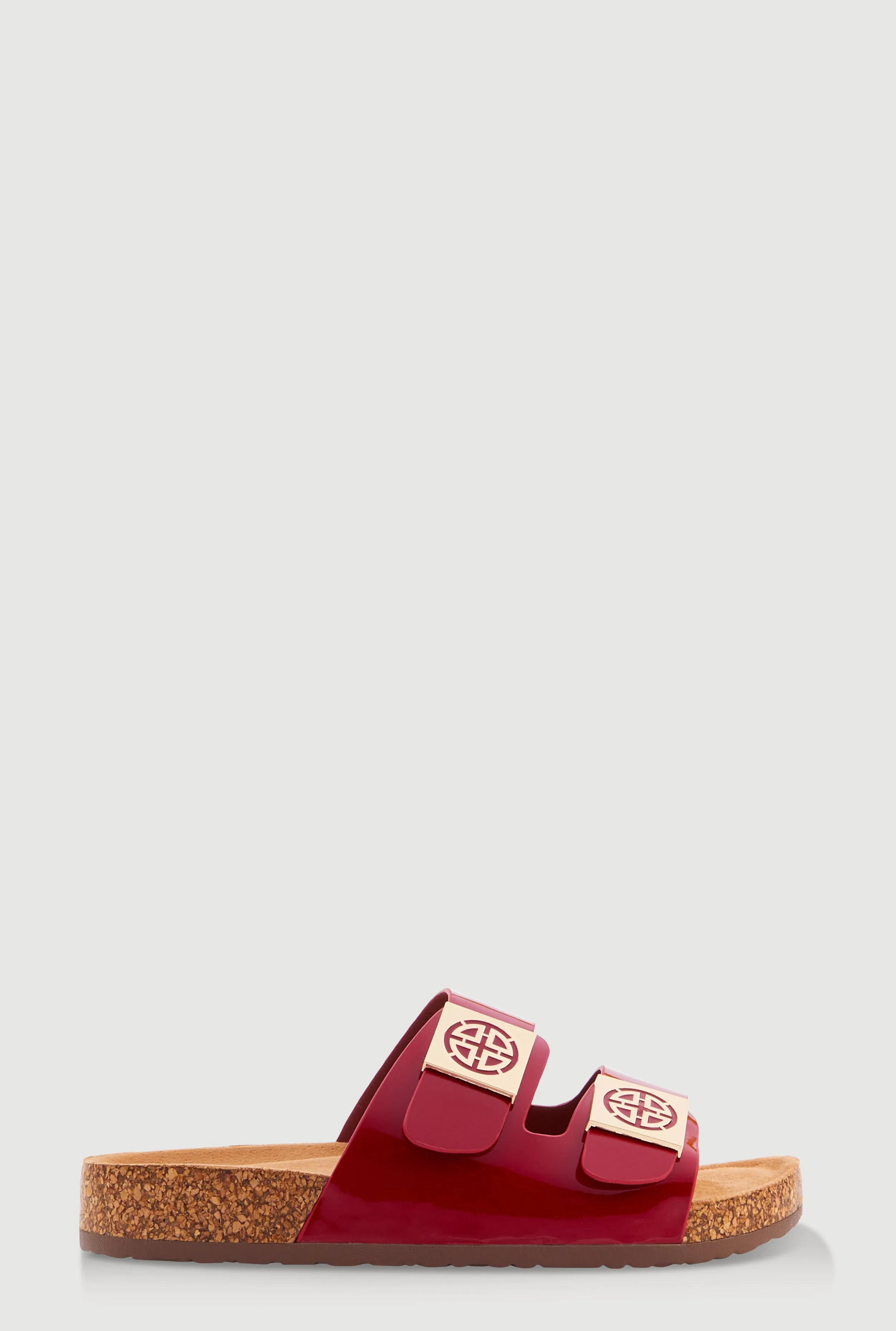 Double Geometric Band Footbed Sandals sold by Rainbow product image thumbnail 2