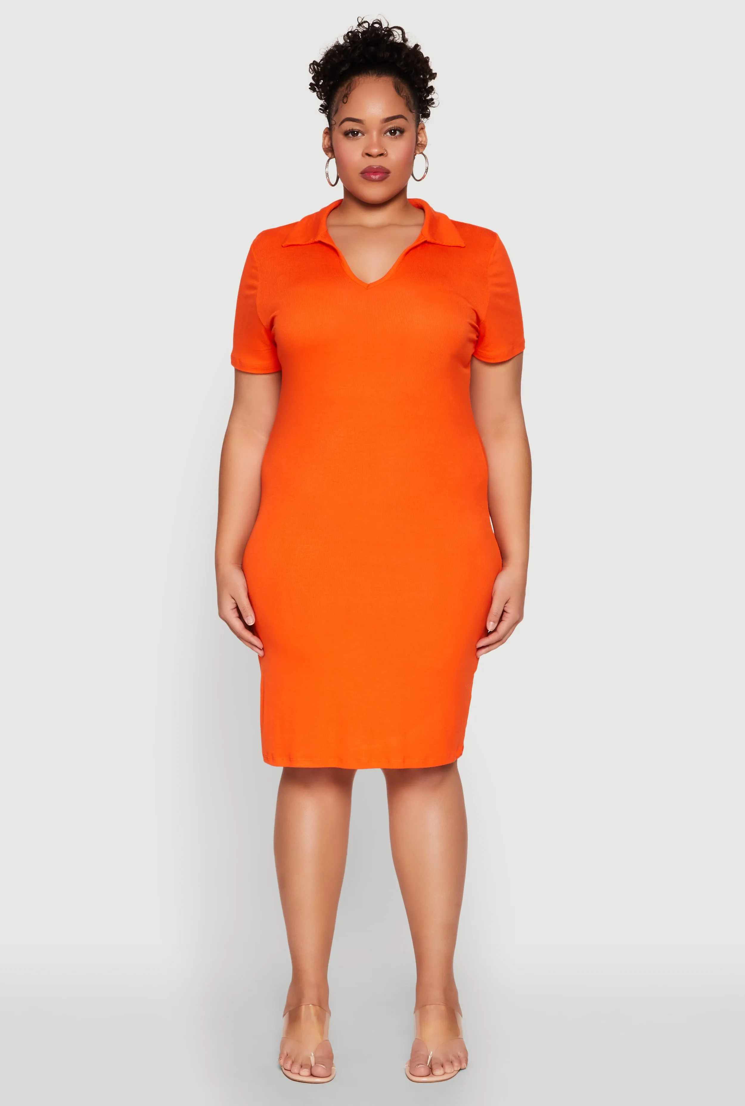 Plus Size Johnny Collar Polo Dress sold by Rainbow product image thumbnail 2