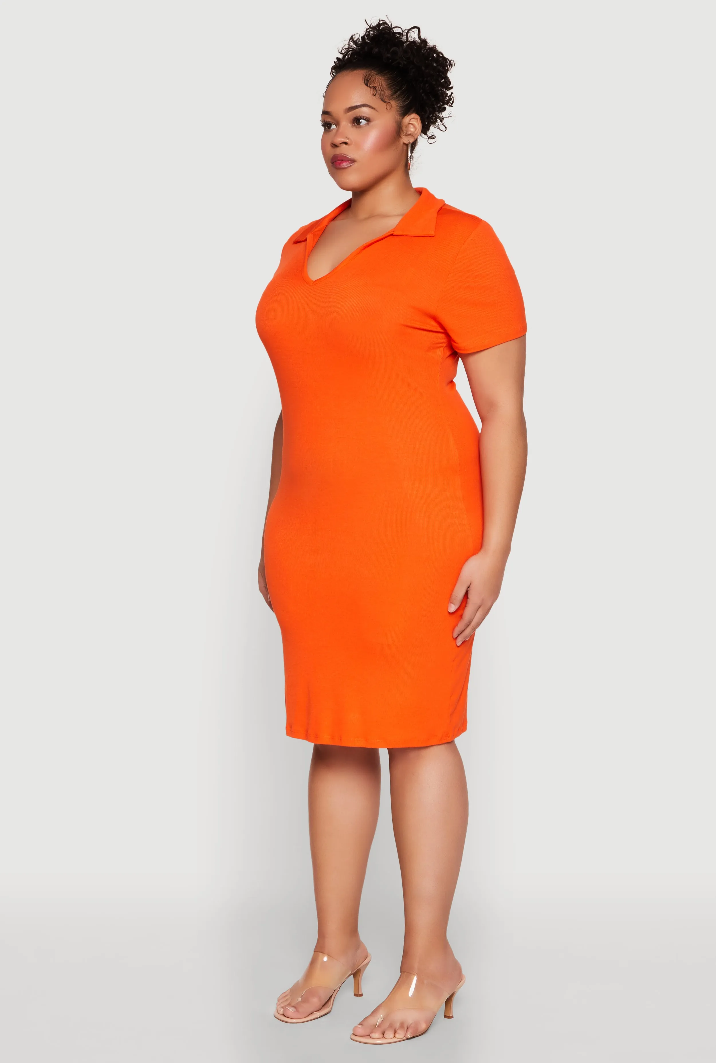 Plus Size Johnny Collar Polo Dress sold by Rainbow product image thumbnail 3