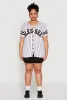 Plus Size Blessed 1 Pinstripe Baseball Shirt sold by Rainbow