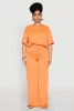 Plus Size Daisy Brushed Knit Drawstring Hem Tee sold by Rainbow