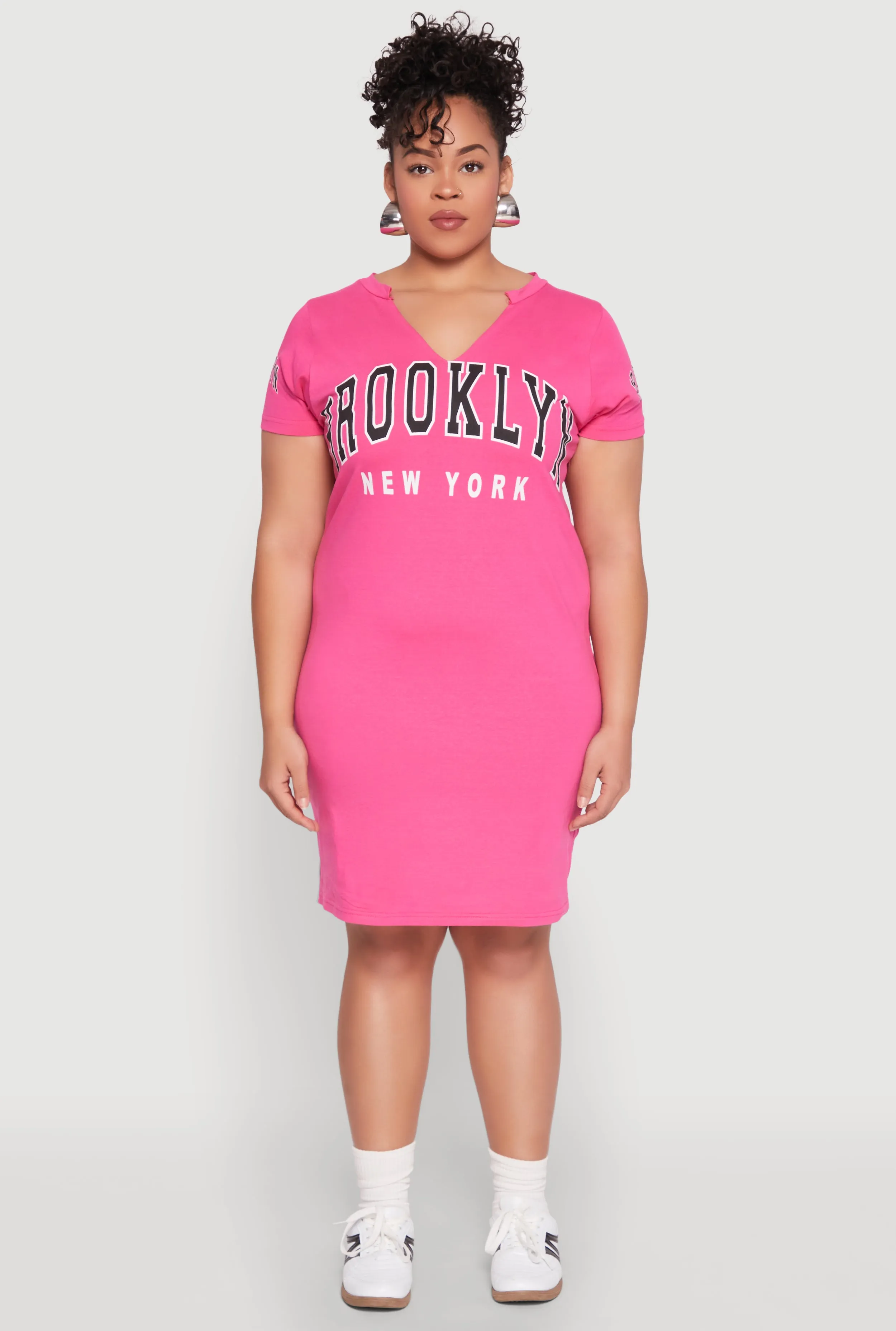 Plus Size Brooklyn New York Graphic Dress sold by Rainbow product image thumbnail 2