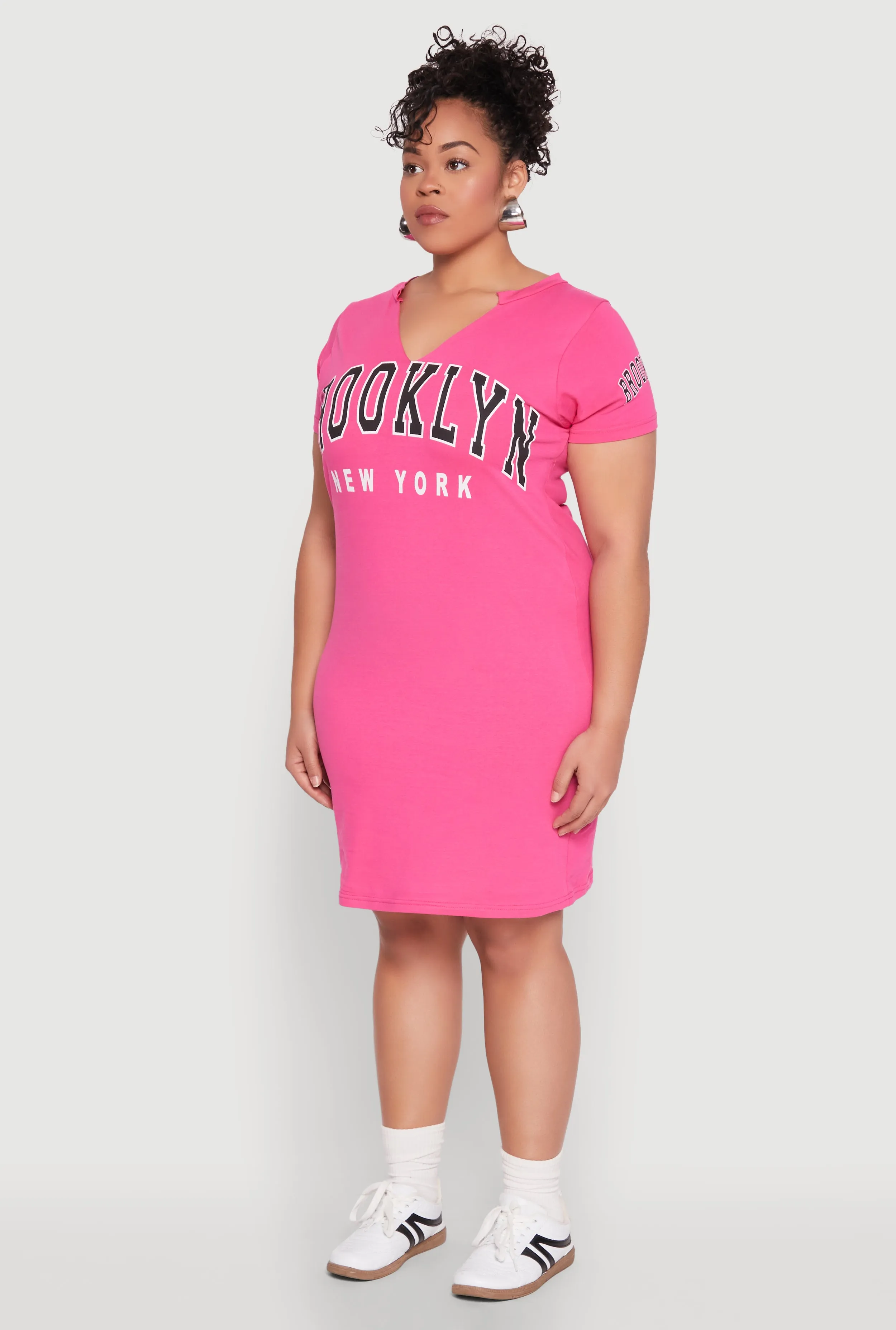 Plus Size Brooklyn New York Graphic Dress sold by Rainbow product image thumbnail 3