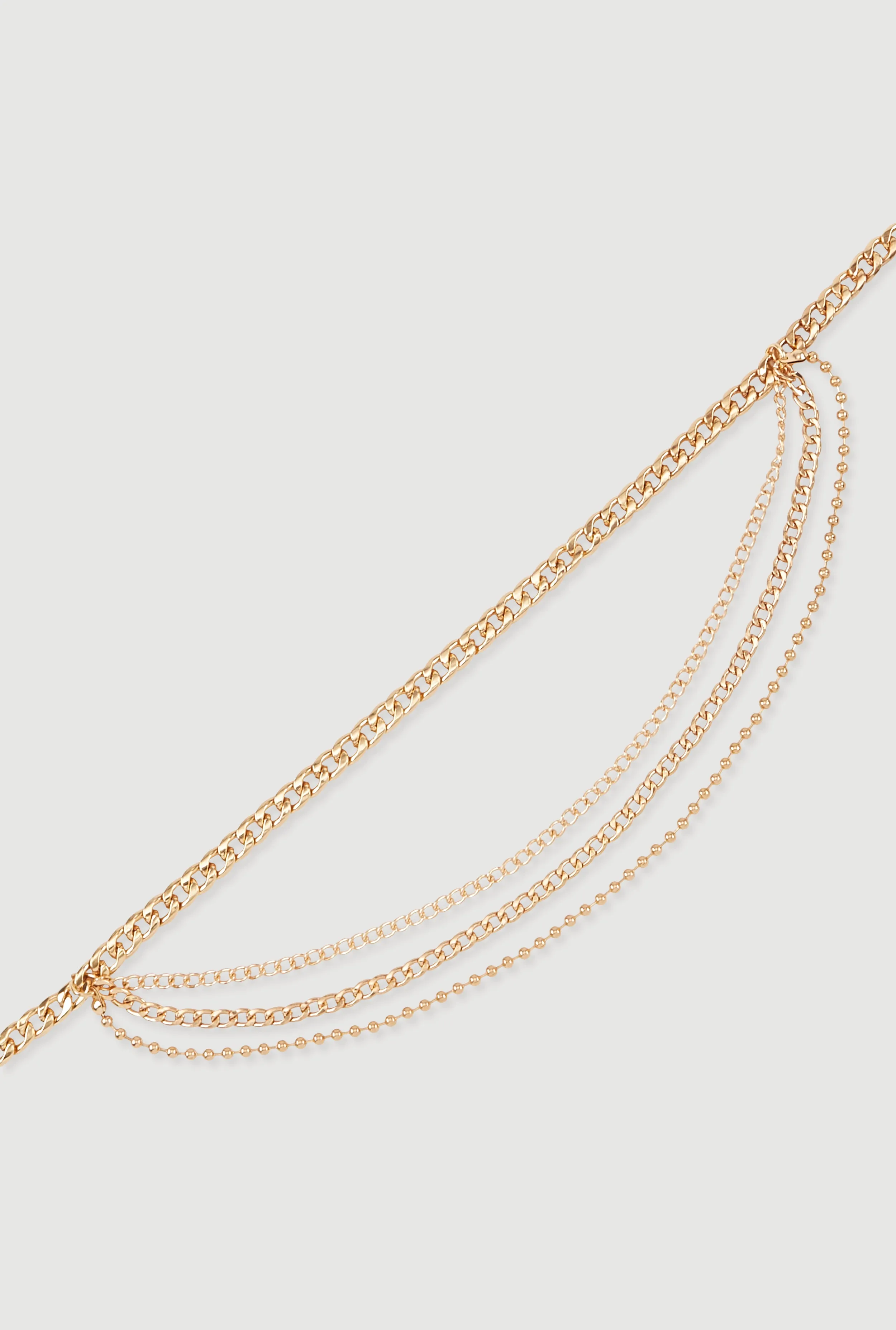 Plus Size Layered Chain Belt sold by Rainbow product image thumbnail 3