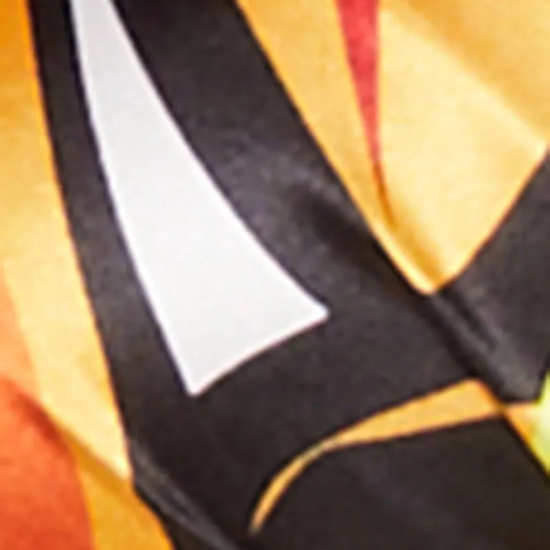 Satin Printed Pattern Tie Front Blouse sold by Rainbow product image thumbnail 4