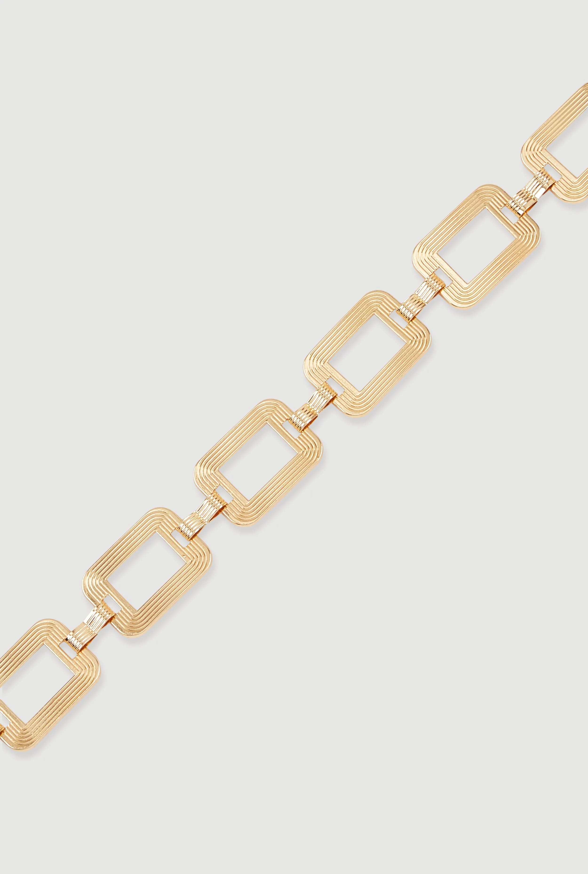 Plus Size Metallic Square Link Belt sold by Rainbow product image thumbnail 3