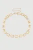 Plus Size Metallic Square Link Belt sold by Rainbow
