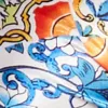 Satin Printed Pattern Tie Front Blouse sold by Rainbow