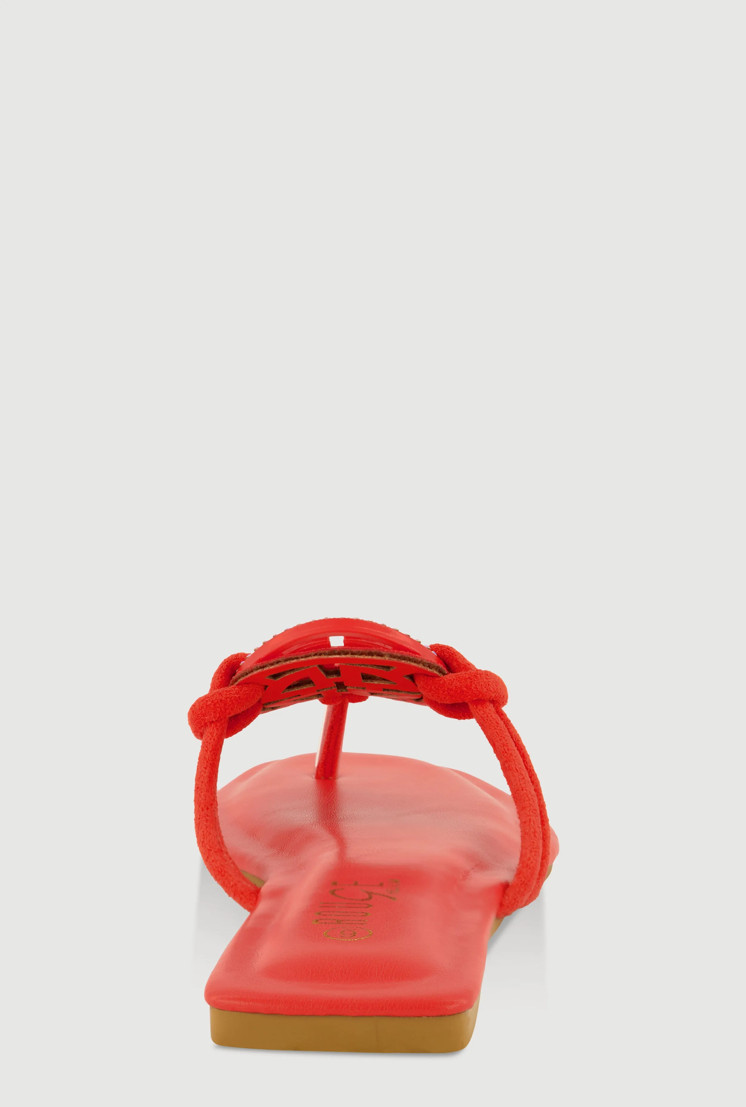 Rhinestone Geometric Pendant Thong Sandals sold by Rainbow product image thumbnail 3