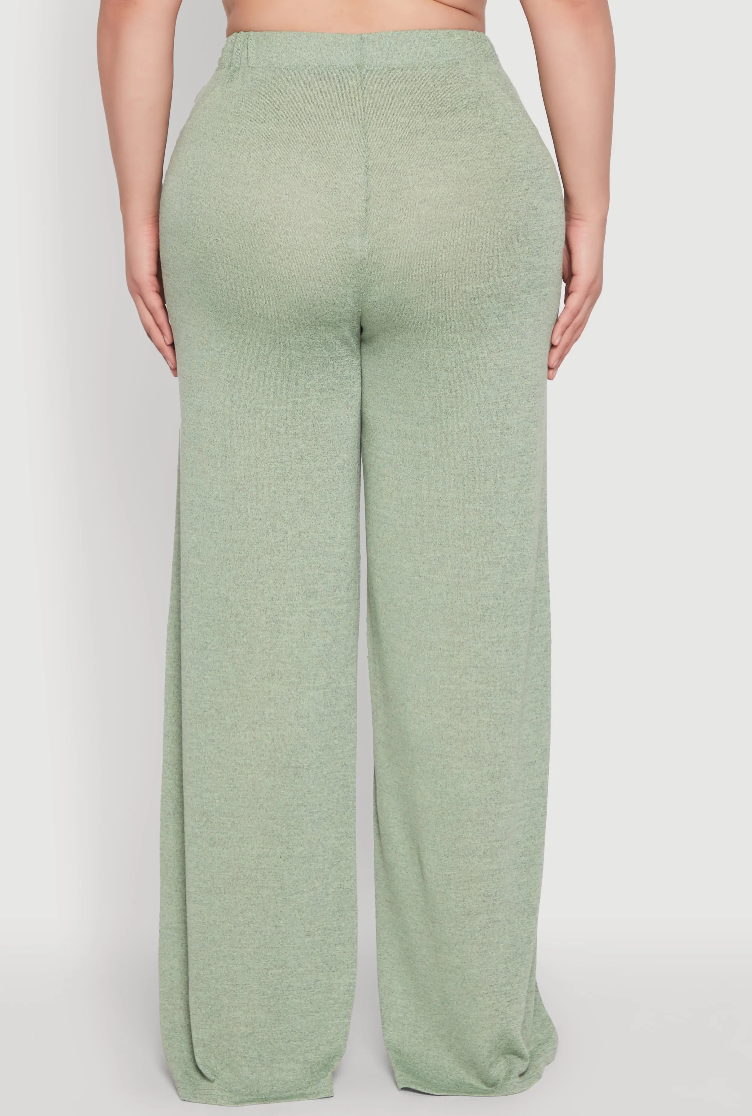 Plus Size Daisy High Waisted Wide Leg Pants sold by Rainbow product image thumbnail 5