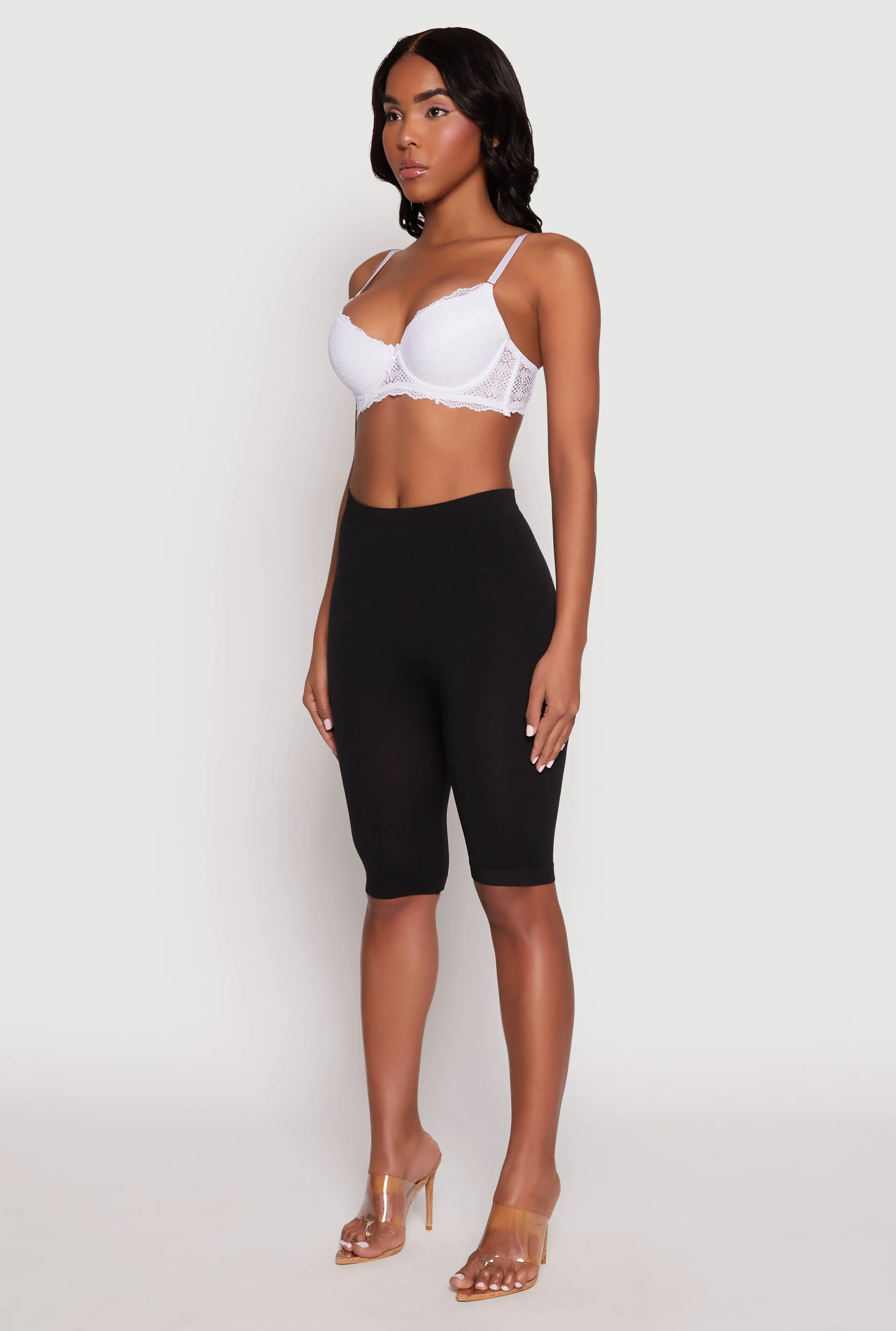 Scalloped Lace Plunge Bra | Convertible to Strapless sold by Rainbow product image thumbnail 3