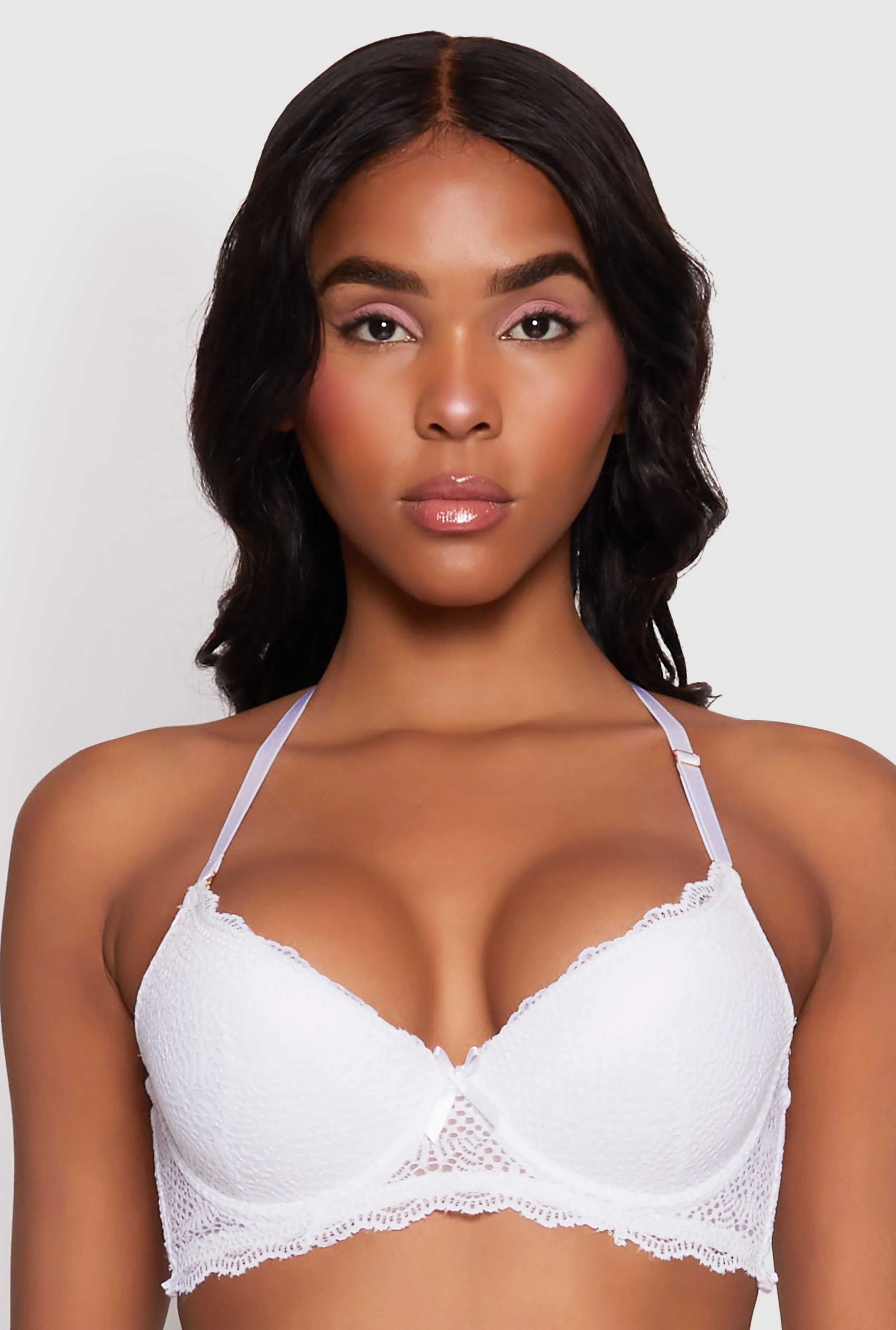 Scalloped Lace Plunge Bra | Convertible to Strapless sold by Rainbow product image thumbnail 5