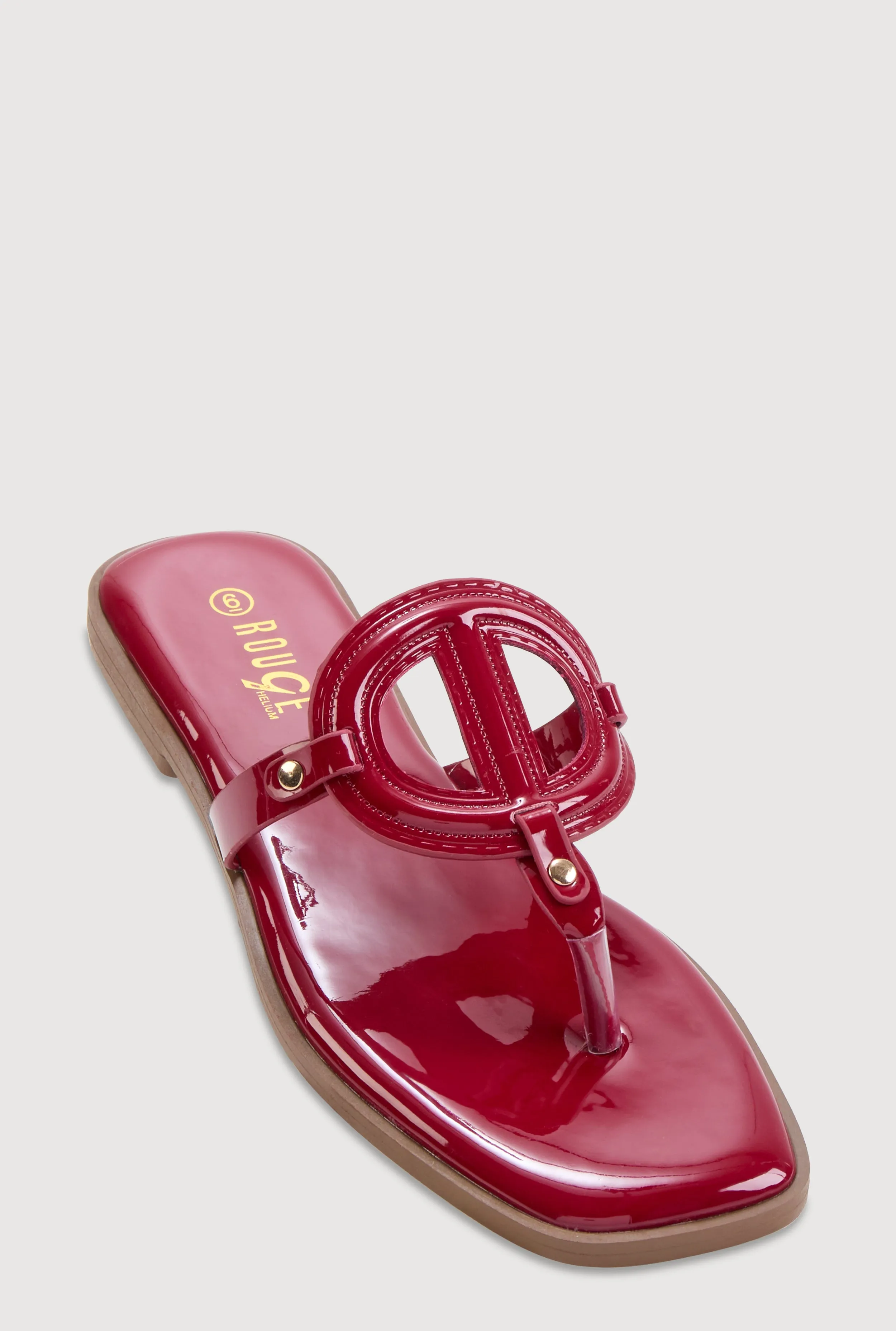 Cut Out Band Thong Sandals sold by Rainbow