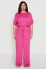Plus Size Daisy High Waisted Wide Leg Pants sold by Rainbow