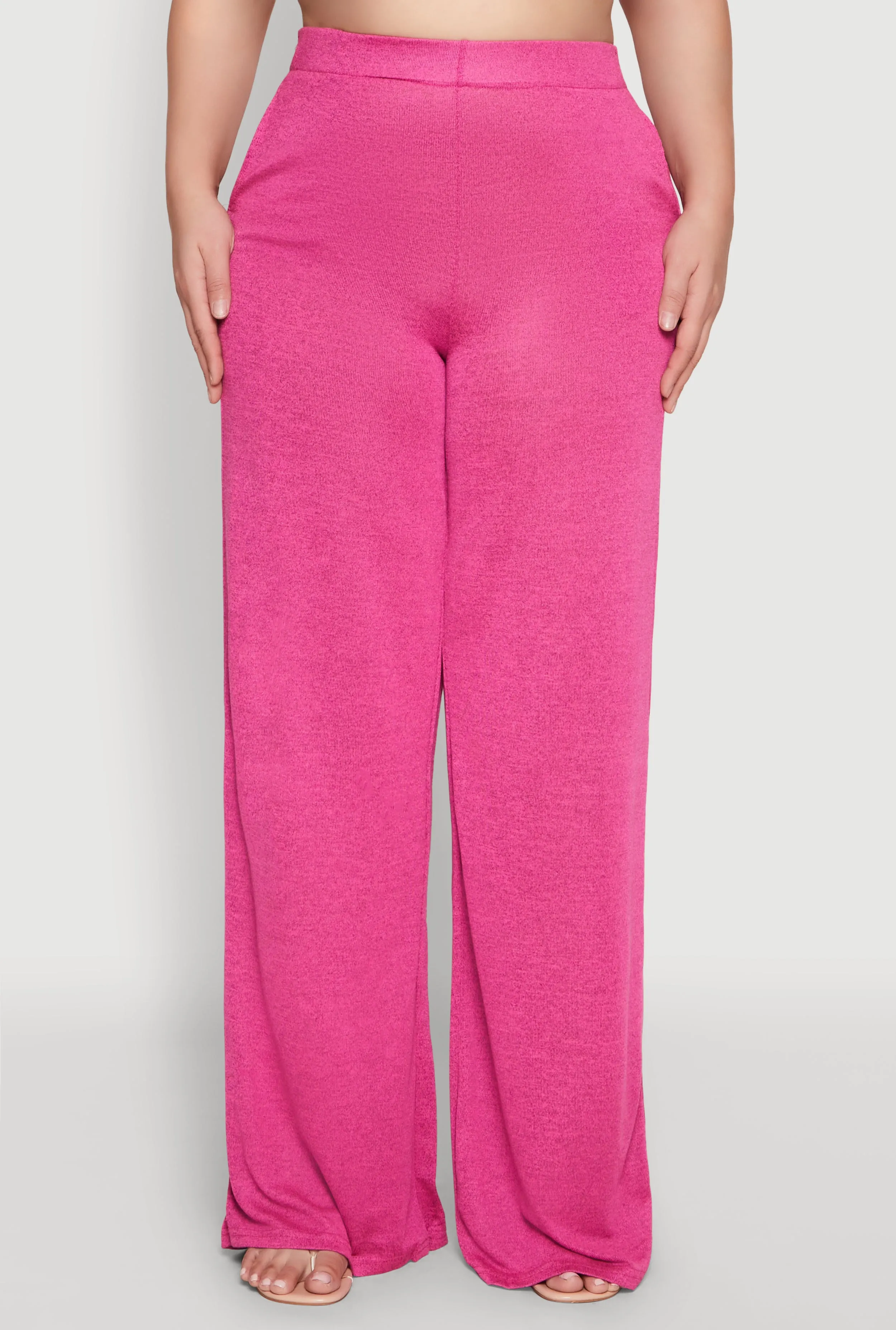 Plus Size Daisy High Waisted Wide Leg Pants sold by Rainbow product image thumbnail 3