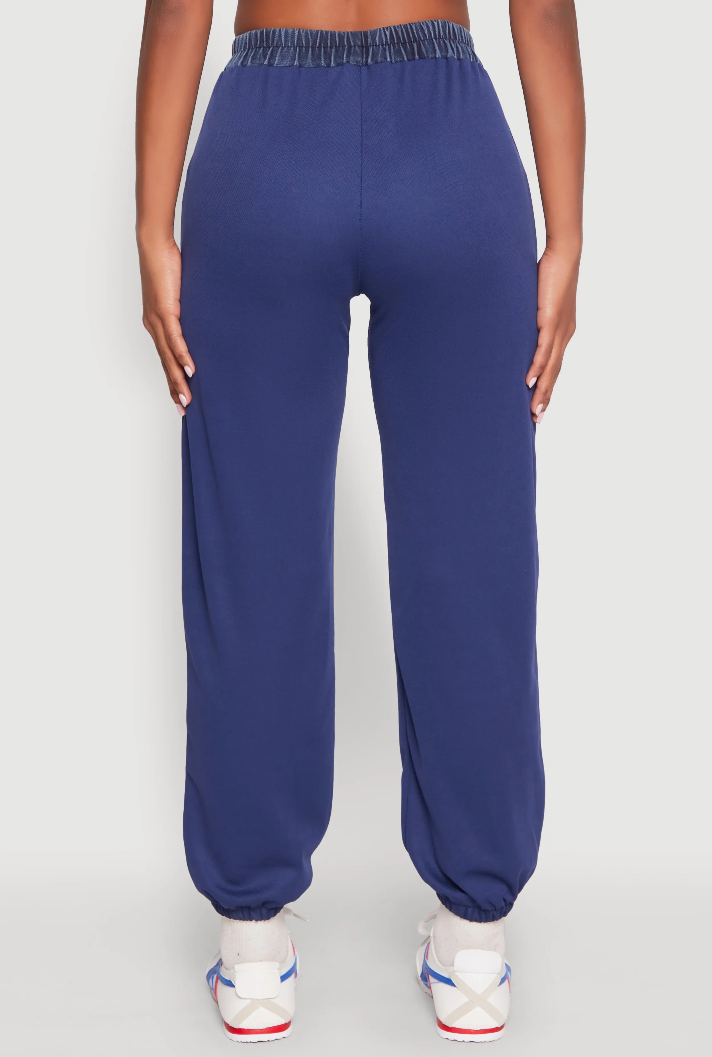 Contrast Trim High Waisted Joggers sold by Rainbow product image thumbnail 5