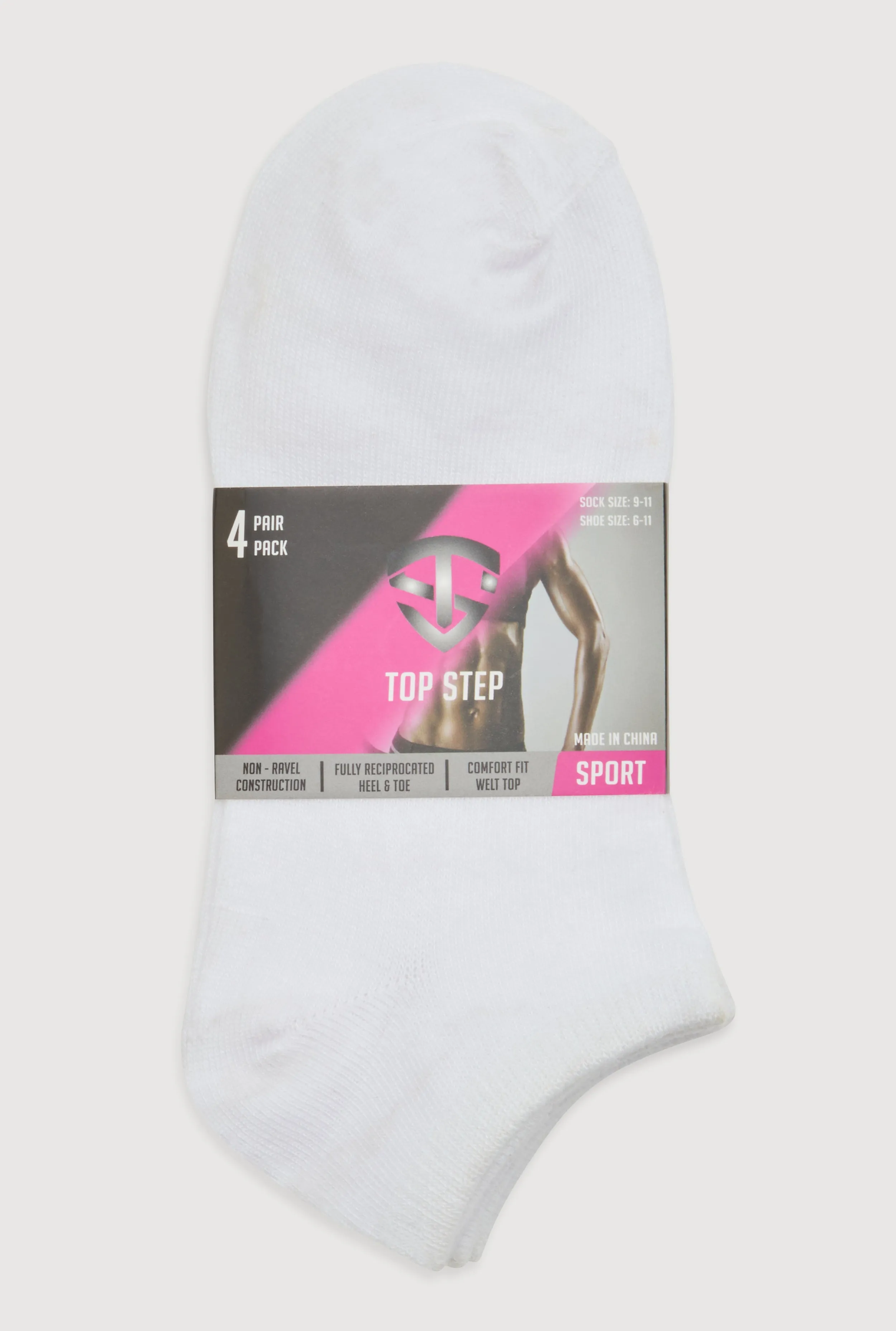 Basic Socks 4 Pack Size 9-11 sold by Rainbow product image thumbnail 3
