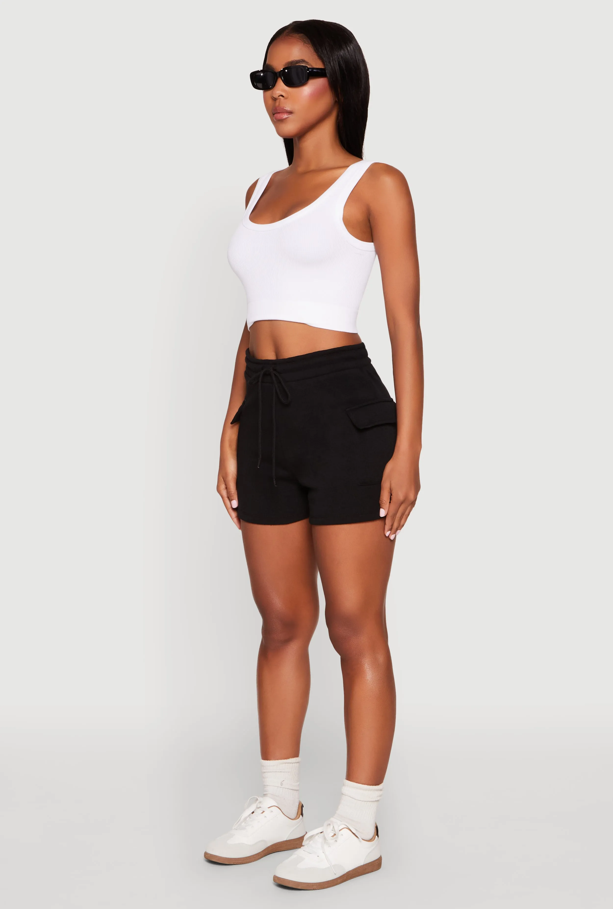 Drawstring Cargo Sweatshorts sold by Rainbow product image thumbnail 3