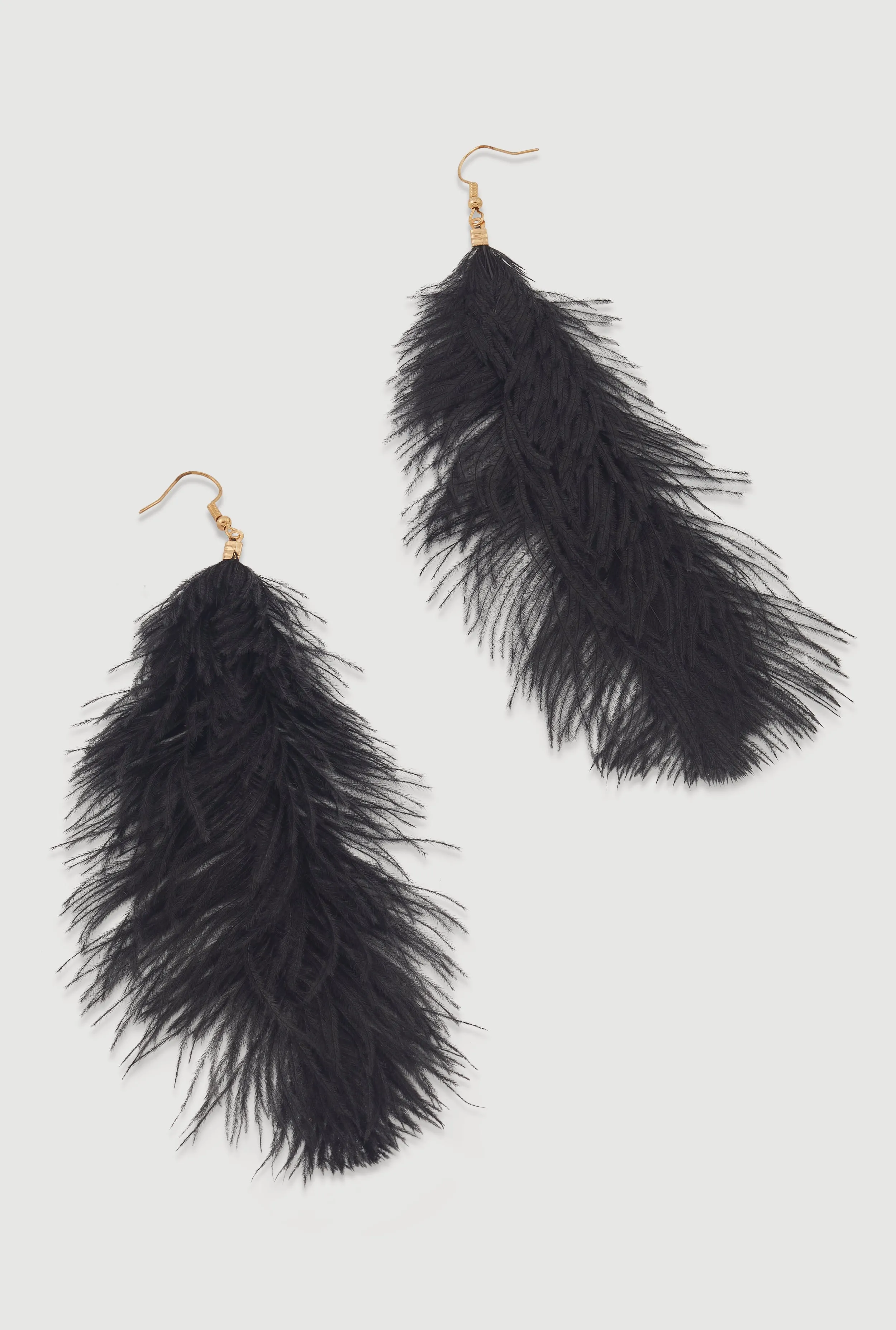 Feather Drop Earrings sold by Rainbow