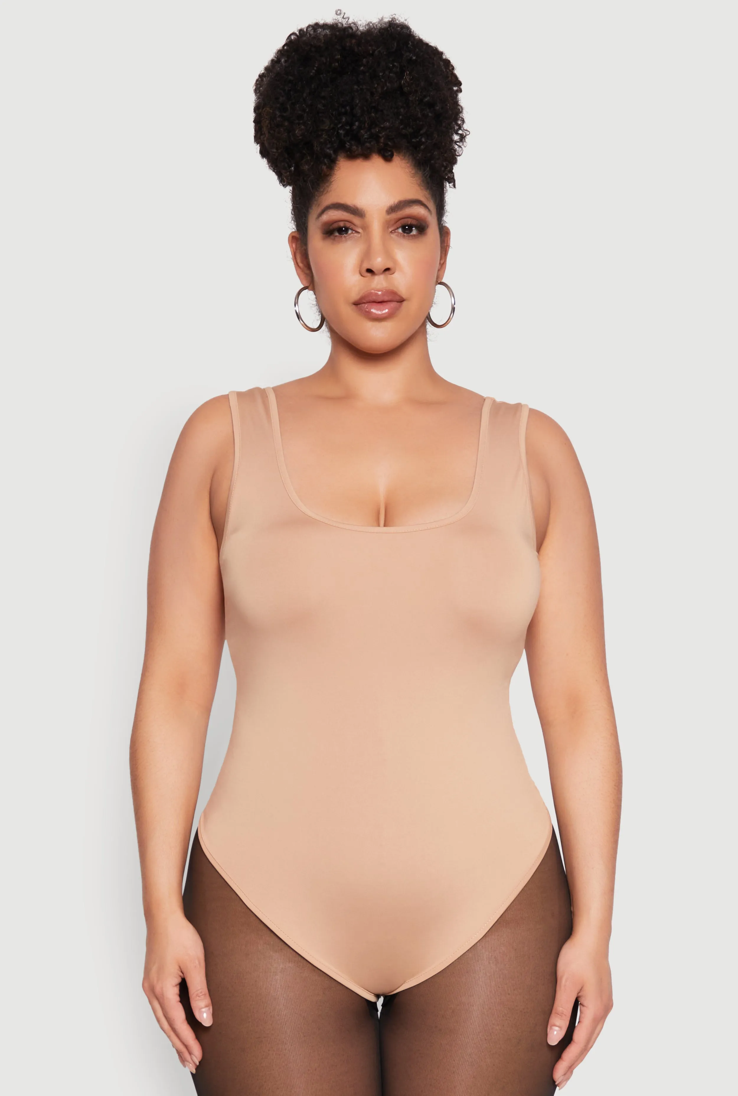 Plus Size Daisy Sleeveless Bodysuit sold by Rainbow product image thumbnail 2