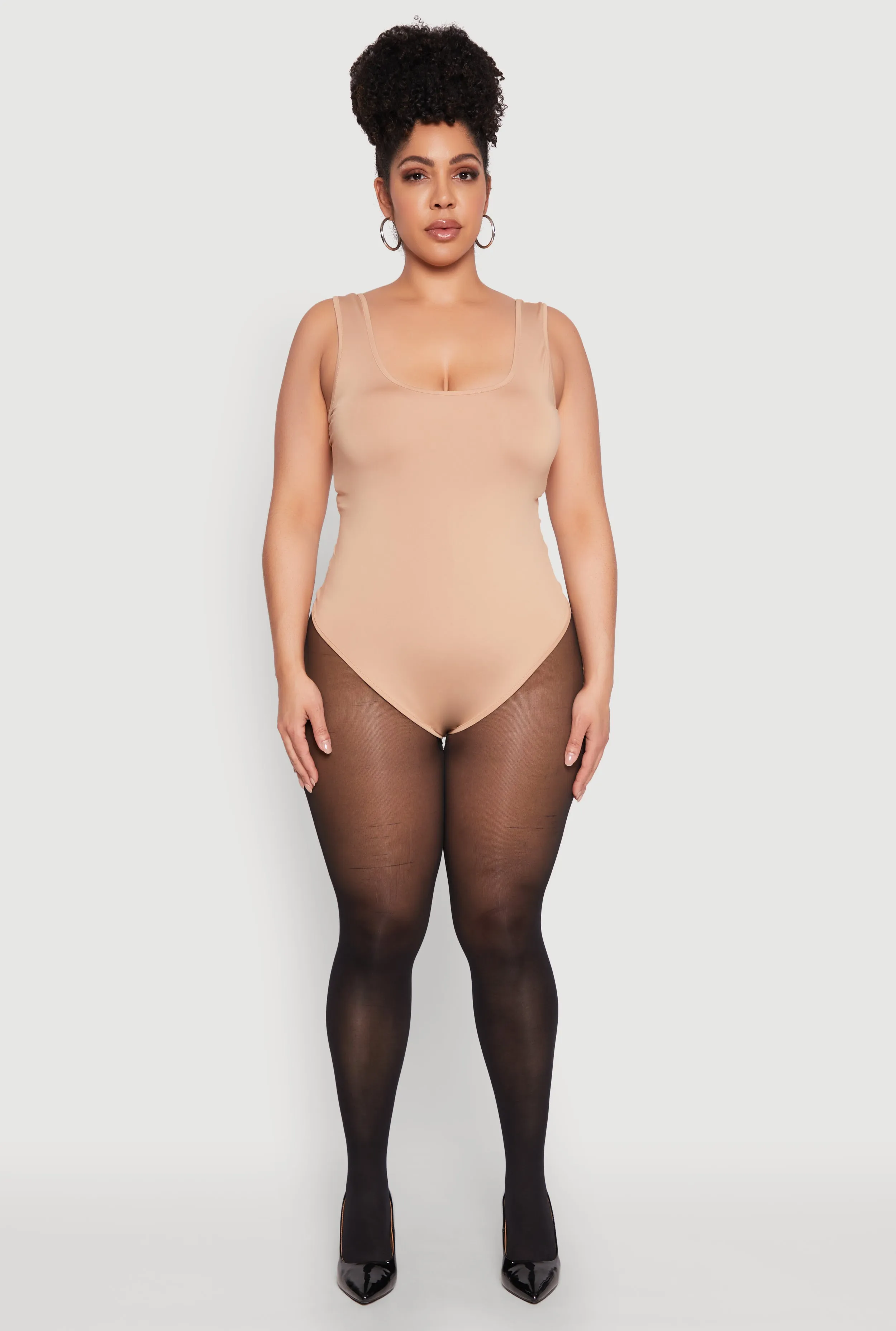 Plus Size Daisy Sleeveless Bodysuit sold by Rainbow product image thumbnail 3