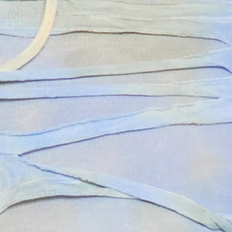 Tie Dye Distressed Crop Top sold by Rainbow product image thumbnail 4