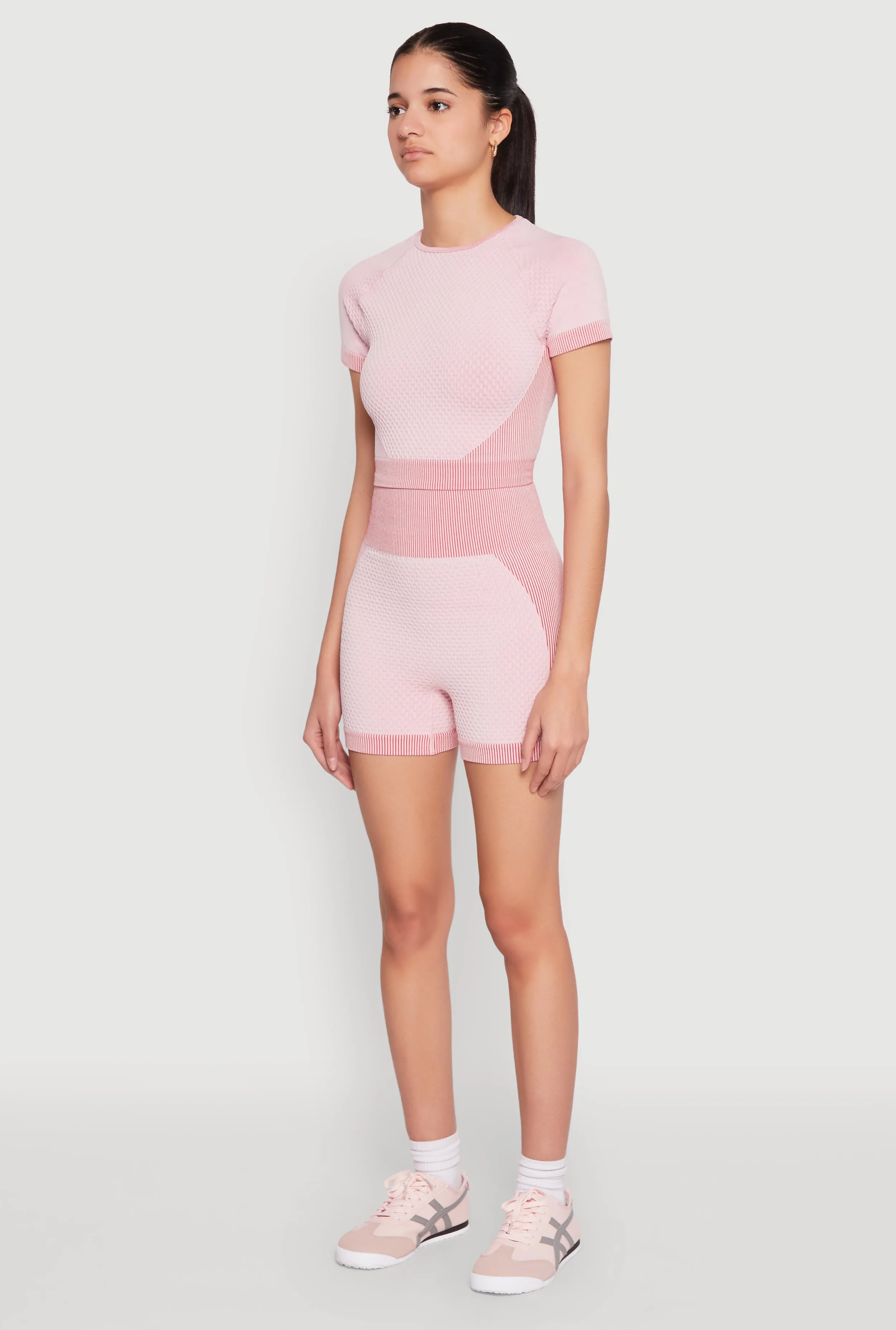 Seamless Two Tone Crop Top sold by Rainbow product image thumbnail 5