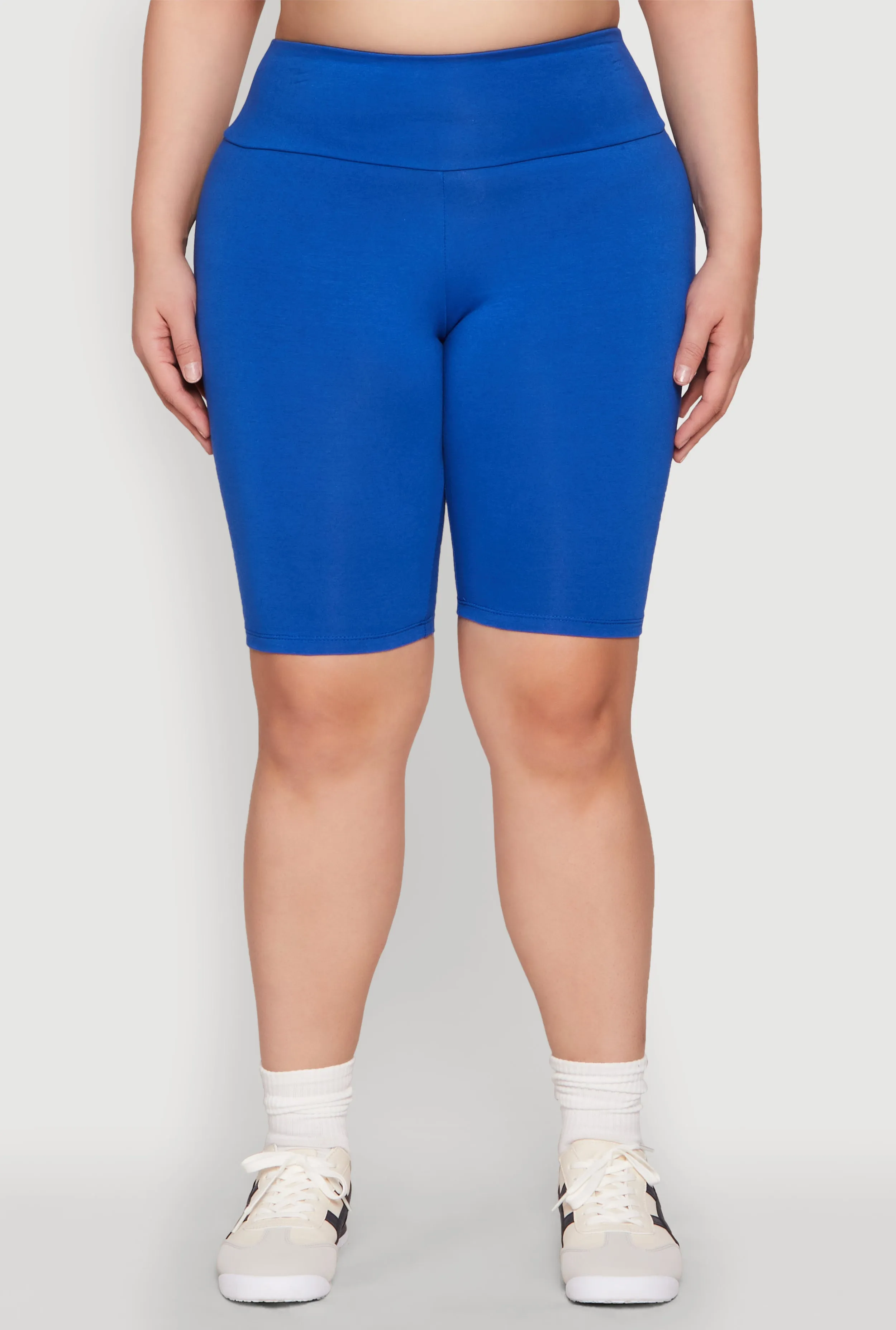 Plus Size Ambiance High Waisted Bike Shorts sold by Rainbow product image thumbnail 5