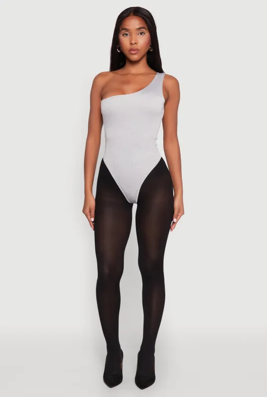 Daisy Sleeveless One Shoulder Bodysuit sold by Rainbow