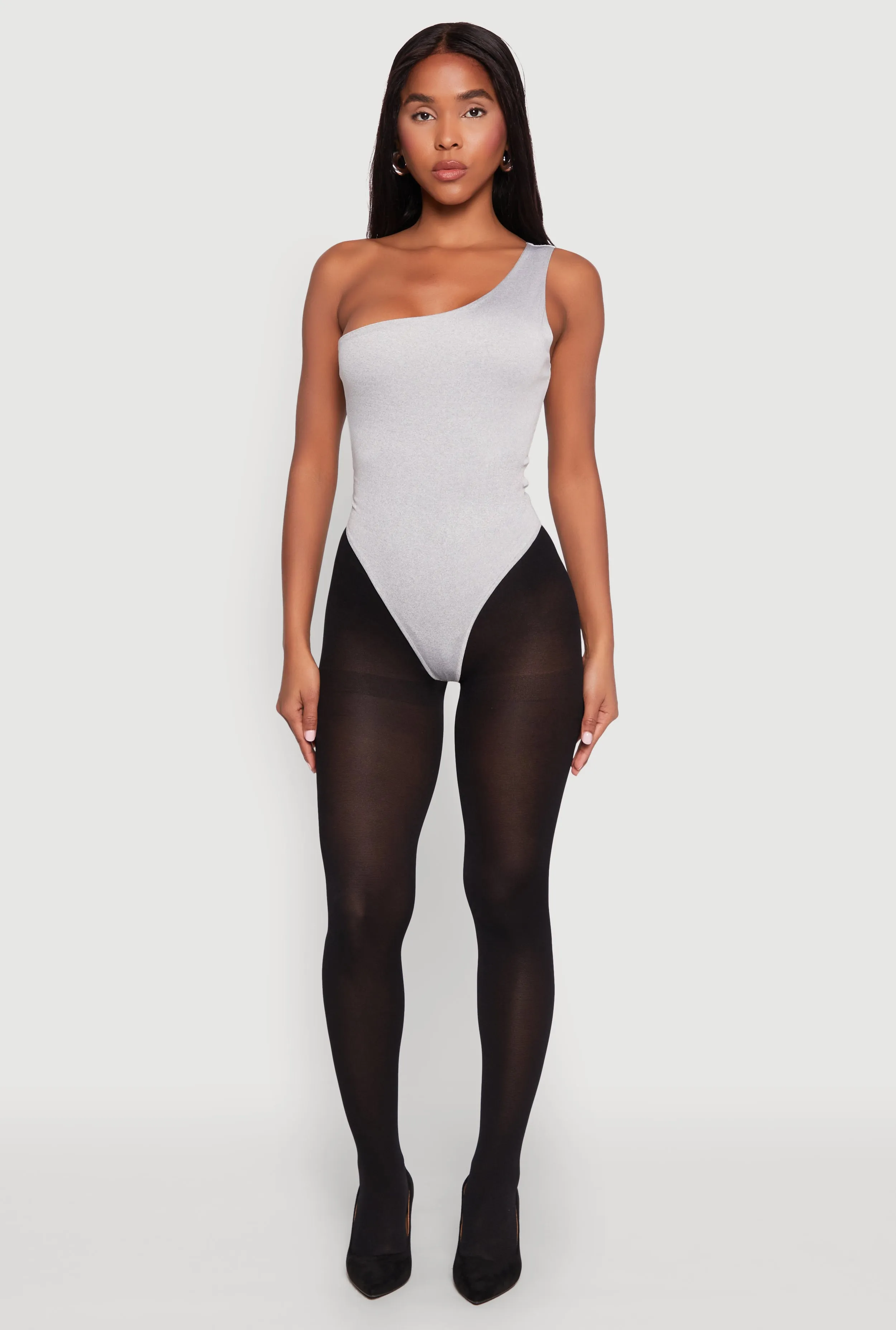 Daisy Sleeveless One Shoulder Bodysuit sold by Rainbow