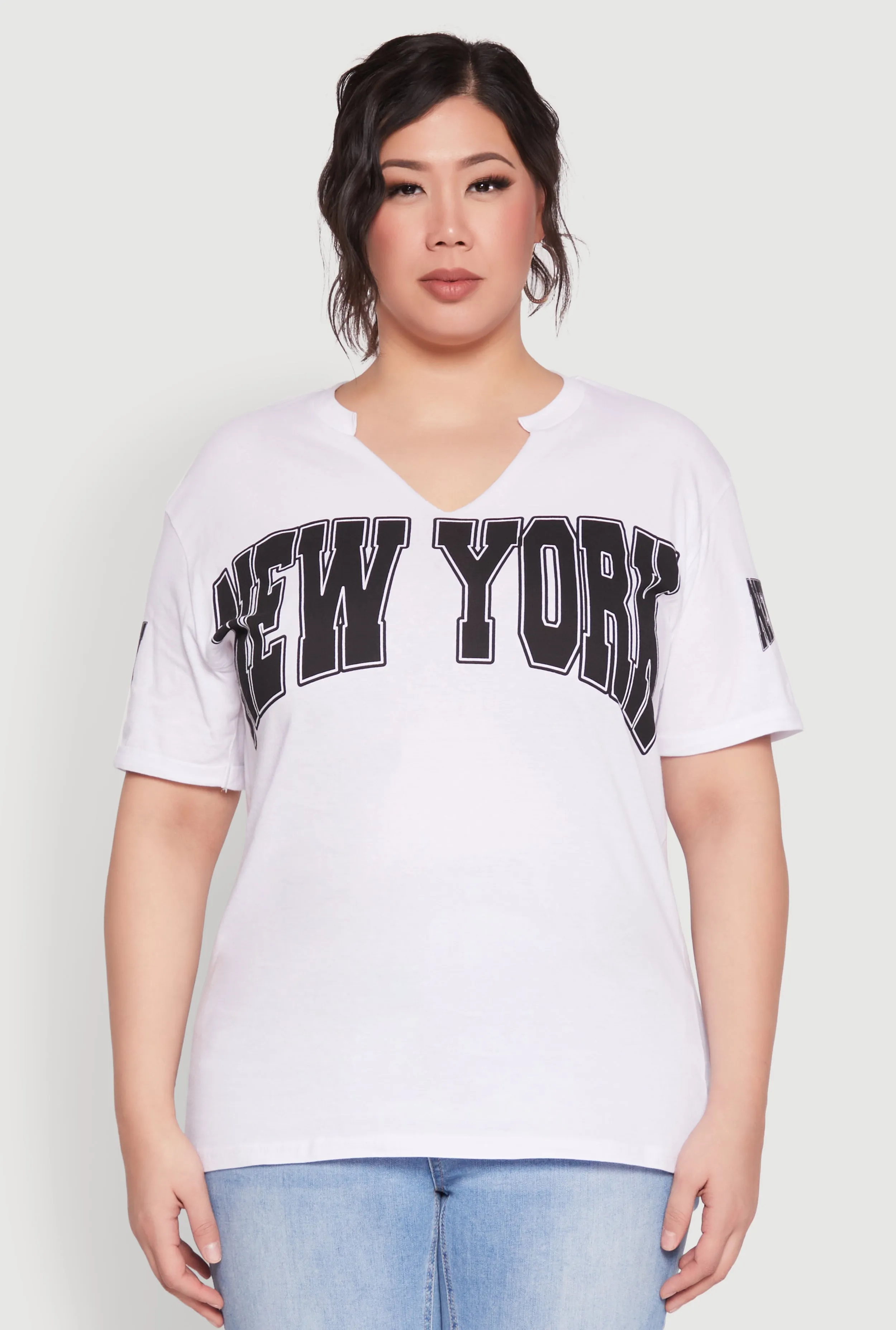 Plus Size New York Graphic Tee sold by Rainbow product image thumbnail 2