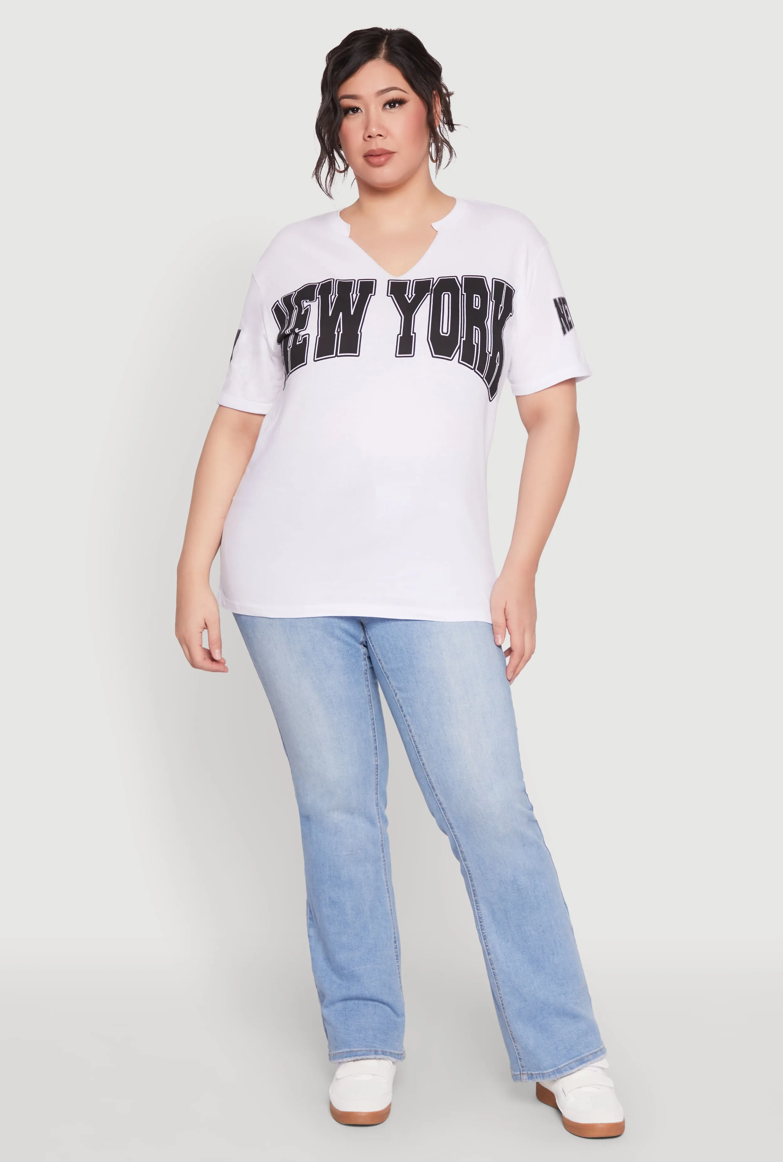 Plus Size New York Graphic Tee sold by Rainbow product image thumbnail 3