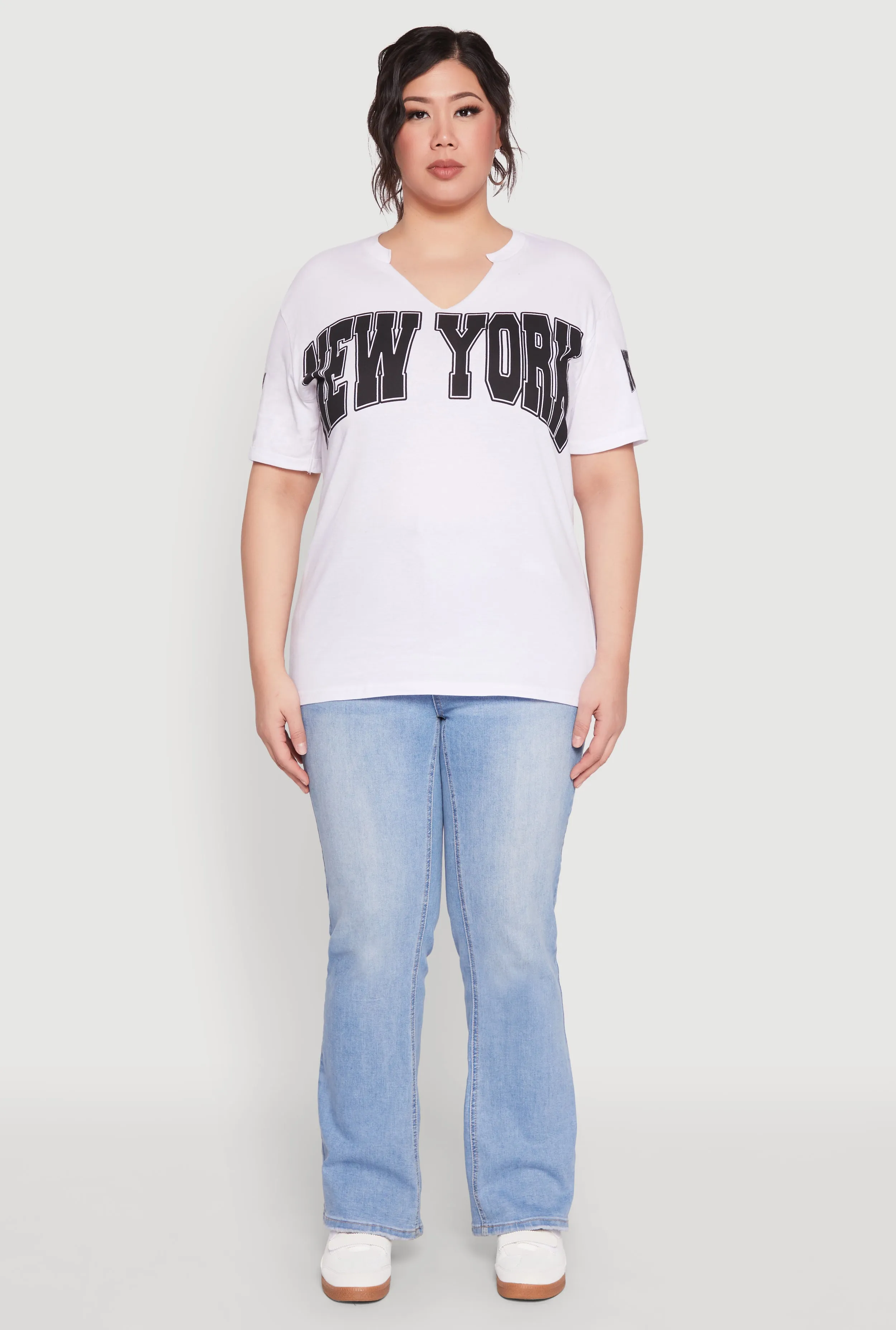 Plus Size New York Graphic Tee sold by Rainbow