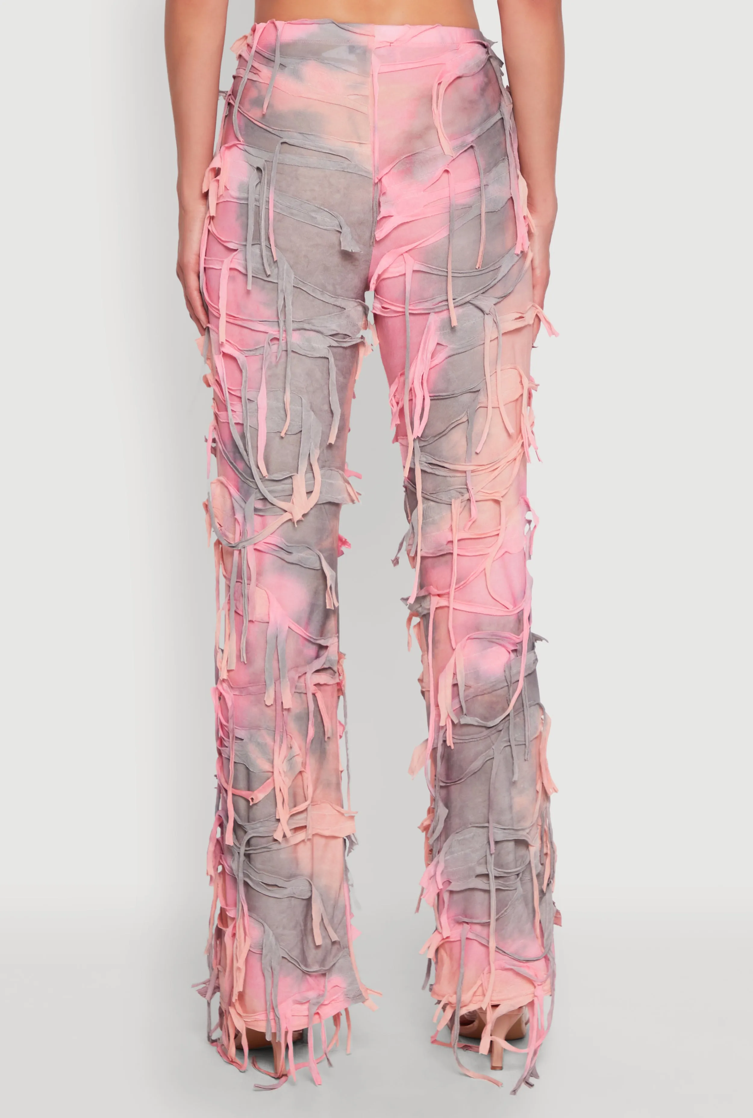 Tie Dye Distressed Pants sold by Rainbow product image thumbnail 5