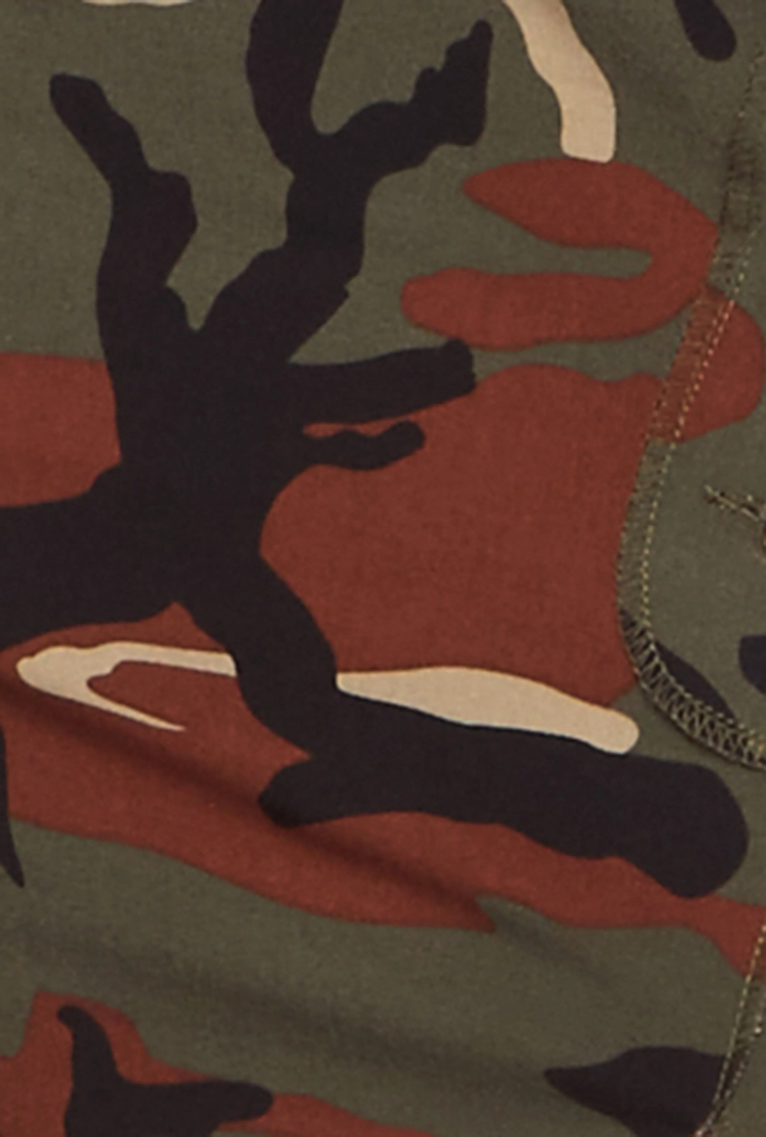 Asymmetrical Front Slit Camo Cargo Skirt sold by Rainbow product image thumbnail 4