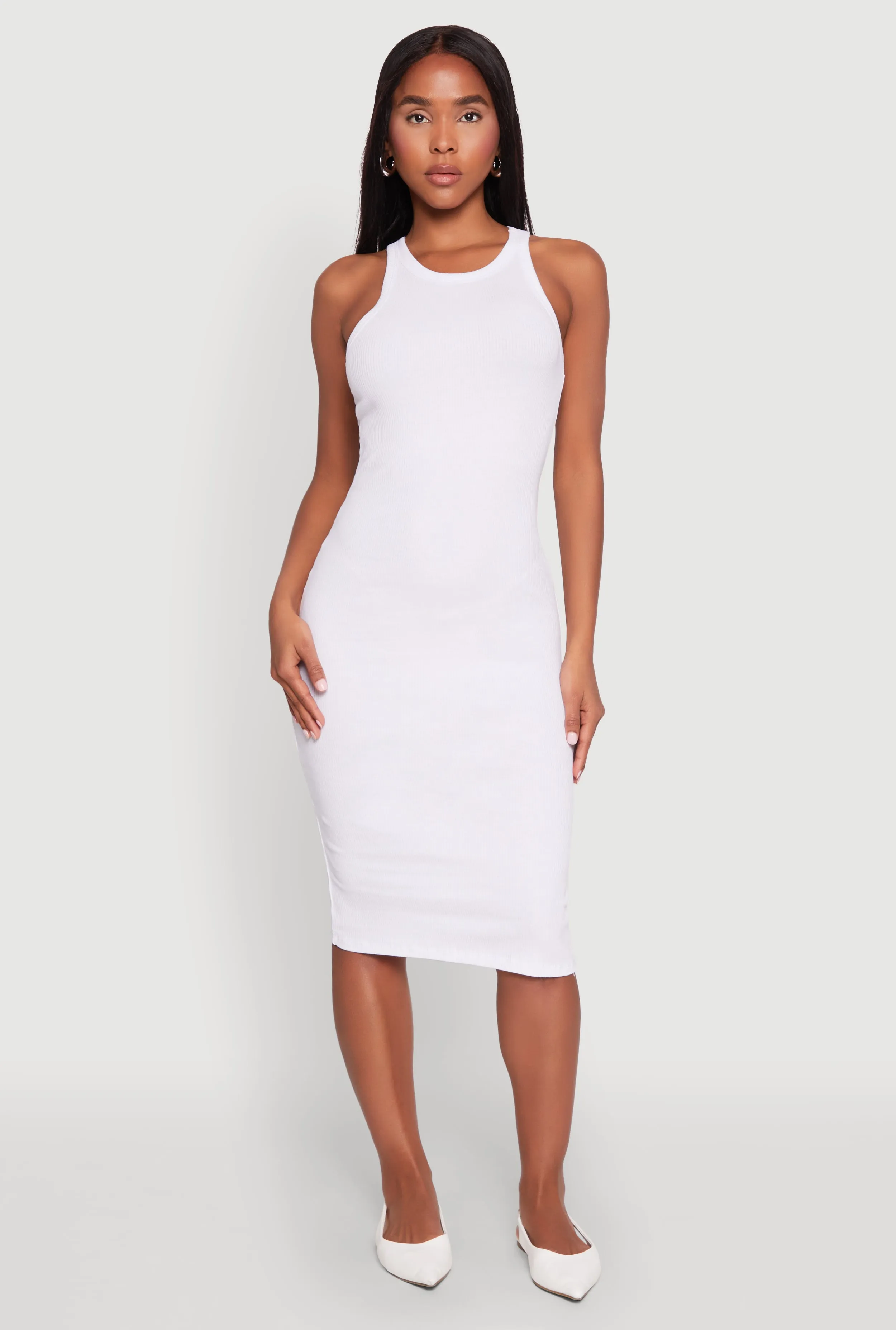 Racerback Midi Tank Dress sold by Rainbow