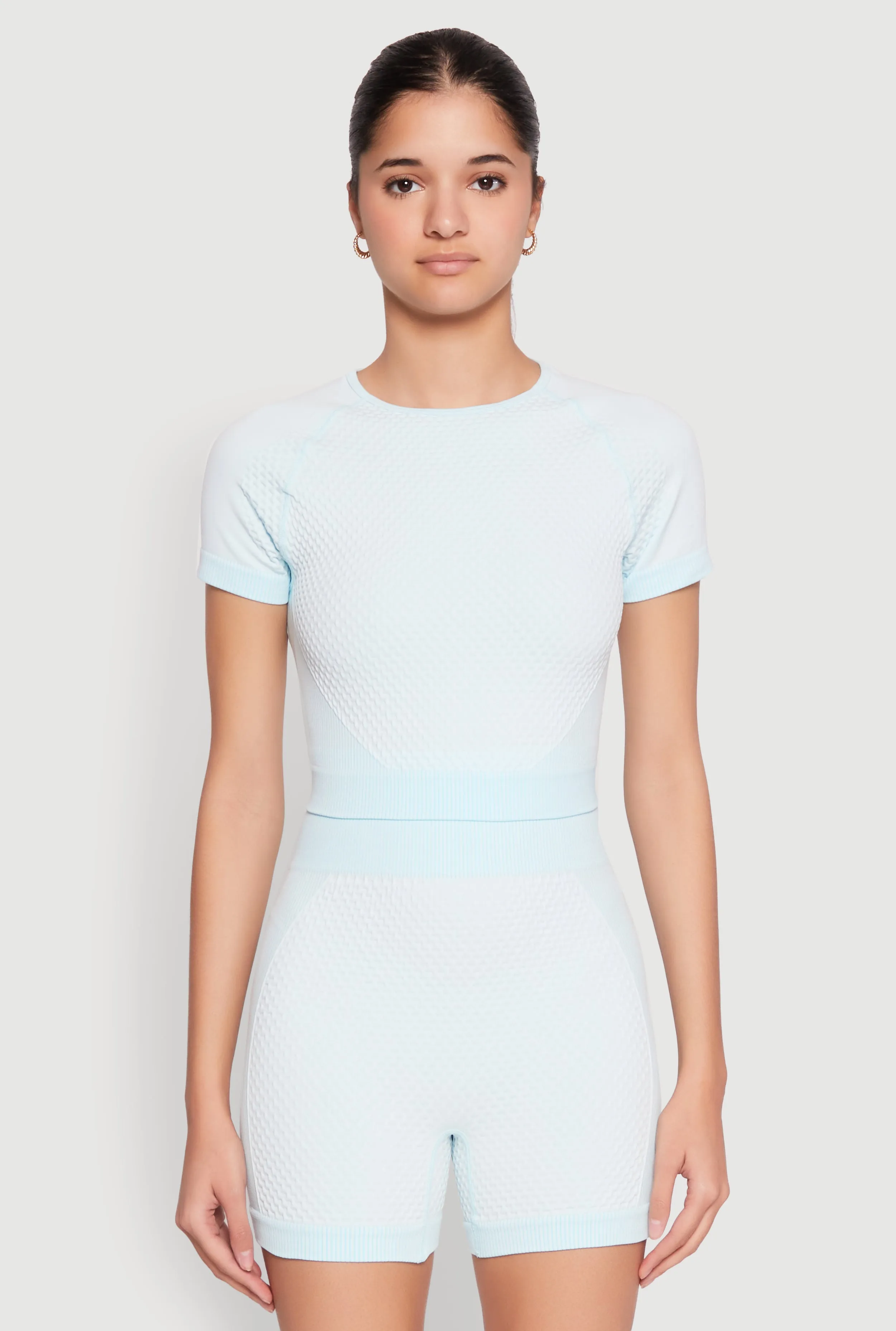 Seamless Two Tone Crop Top sold by Rainbow product image thumbnail 3