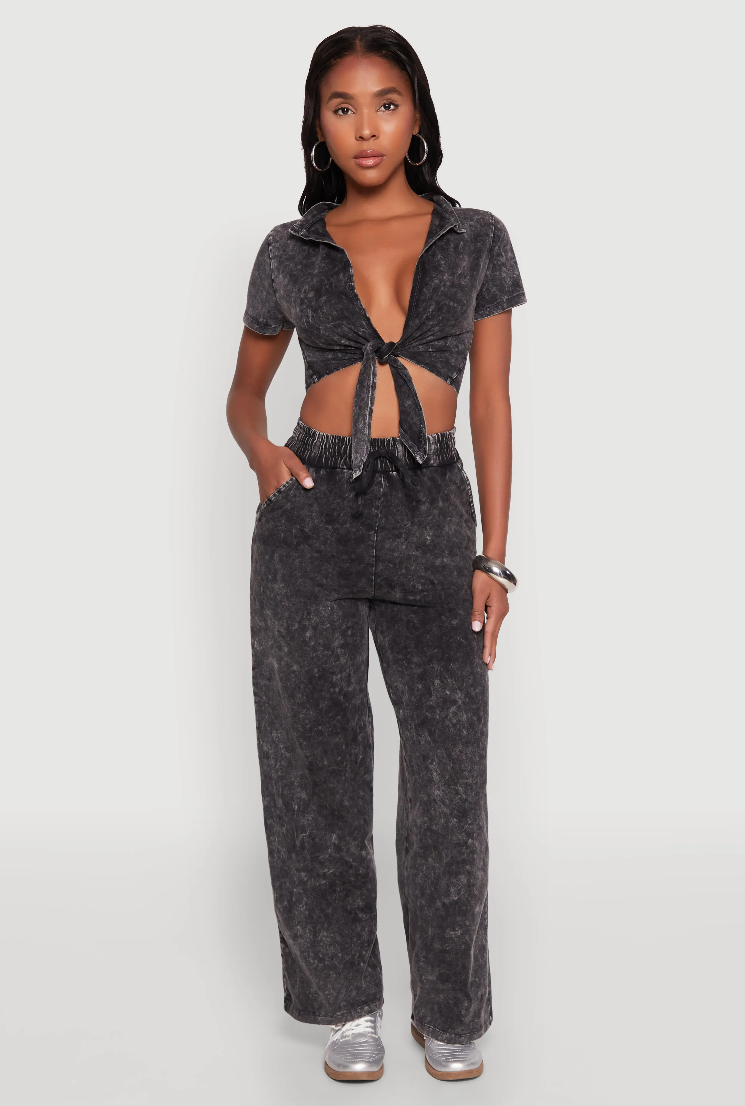 Mineral Wash Straight Leg Sweatpants sold by Rainbow product image thumbnail 2