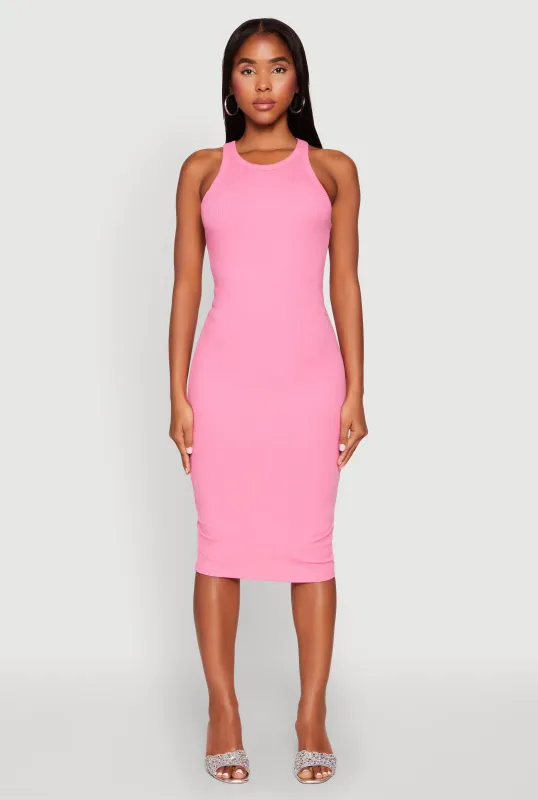 Racerback Midi Tank Dress sold by Rainbow