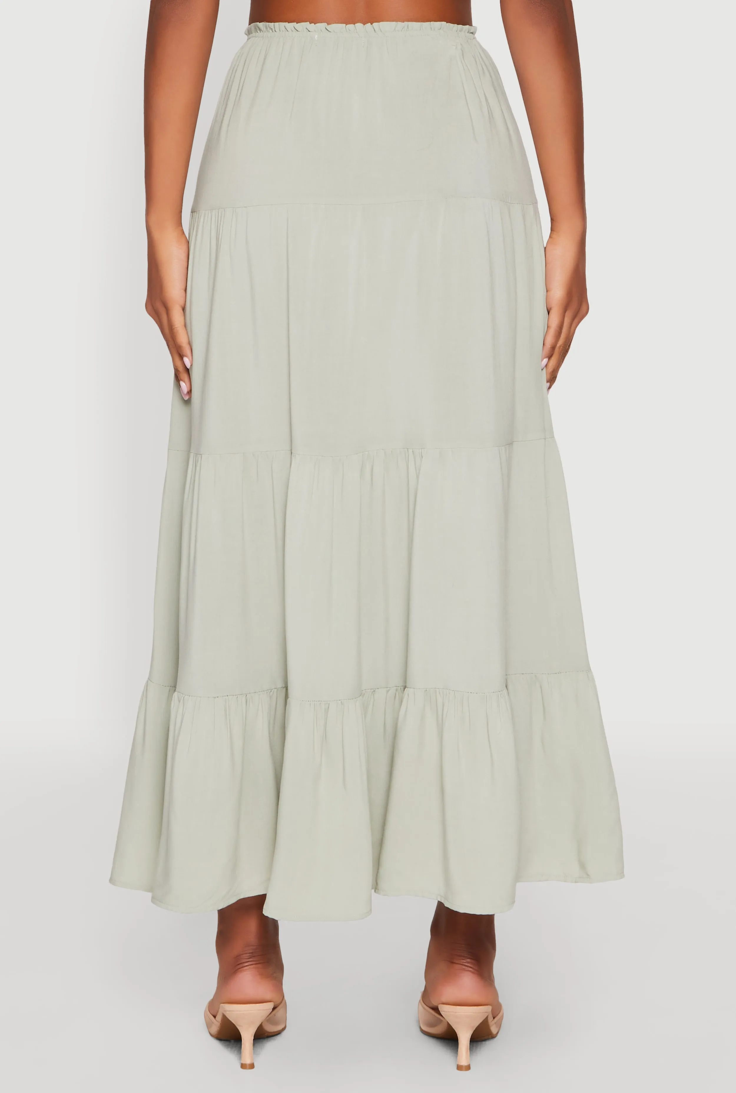 Almost Famous High Waist Tiered Skirt sold by Rainbow product image thumbnail 5