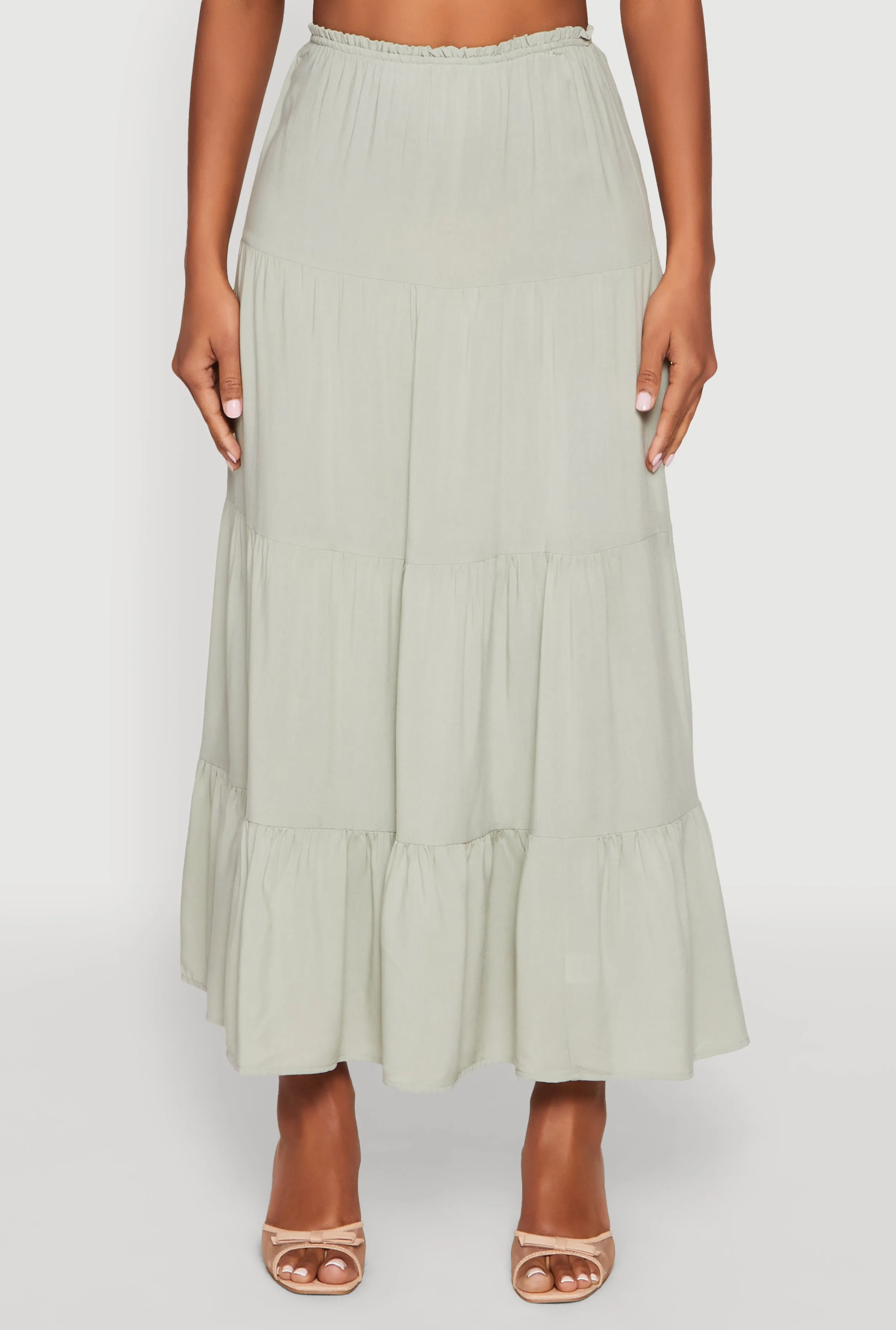 Almost Famous High Waist Tiered Skirt sold by Rainbow product image thumbnail 3