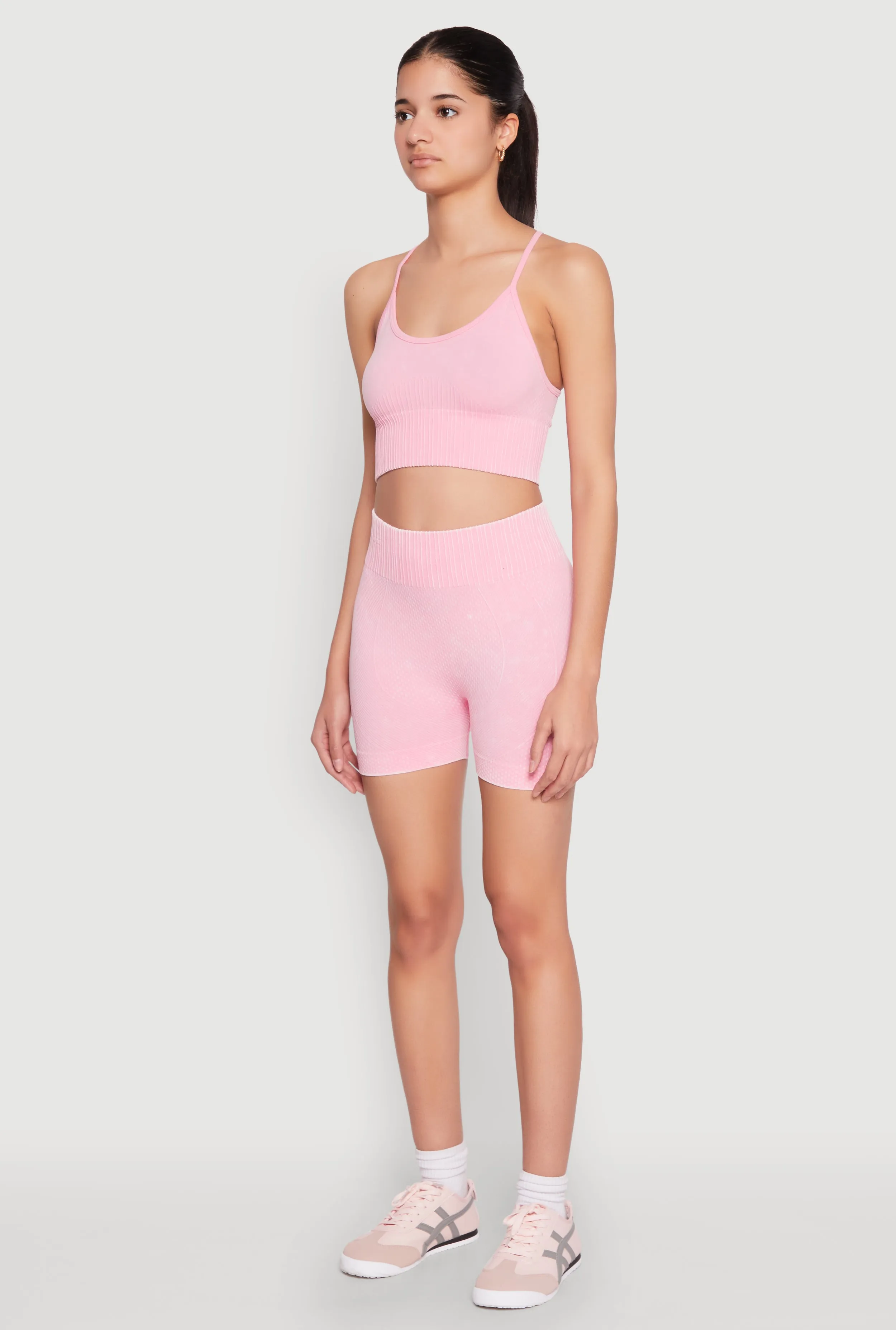 Seamless Ribbed Knit Sports Bra sold by Rainbow product image thumbnail 5