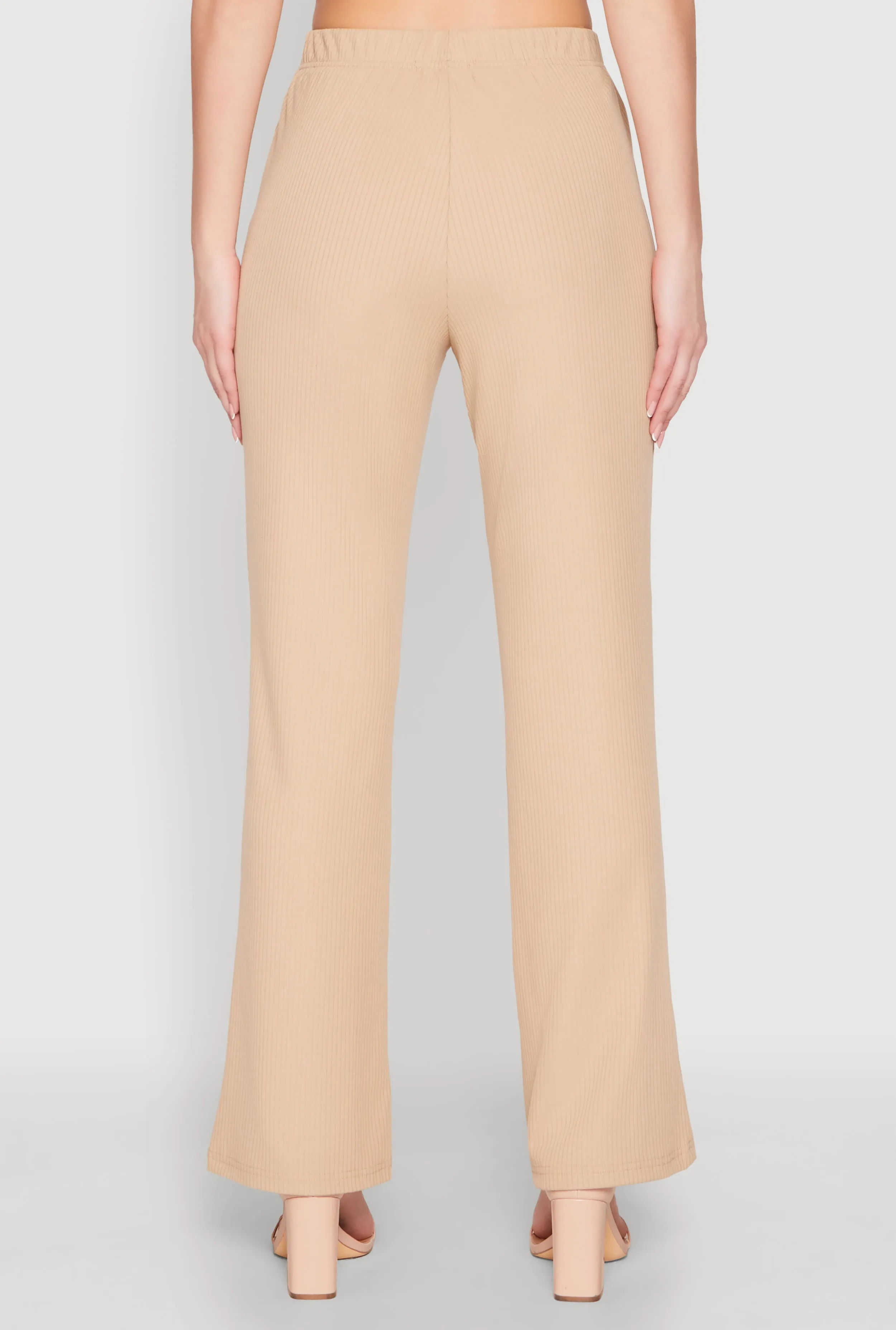 Ribbed Knit Boot Cut Pants sold by Rainbow product image thumbnail 5