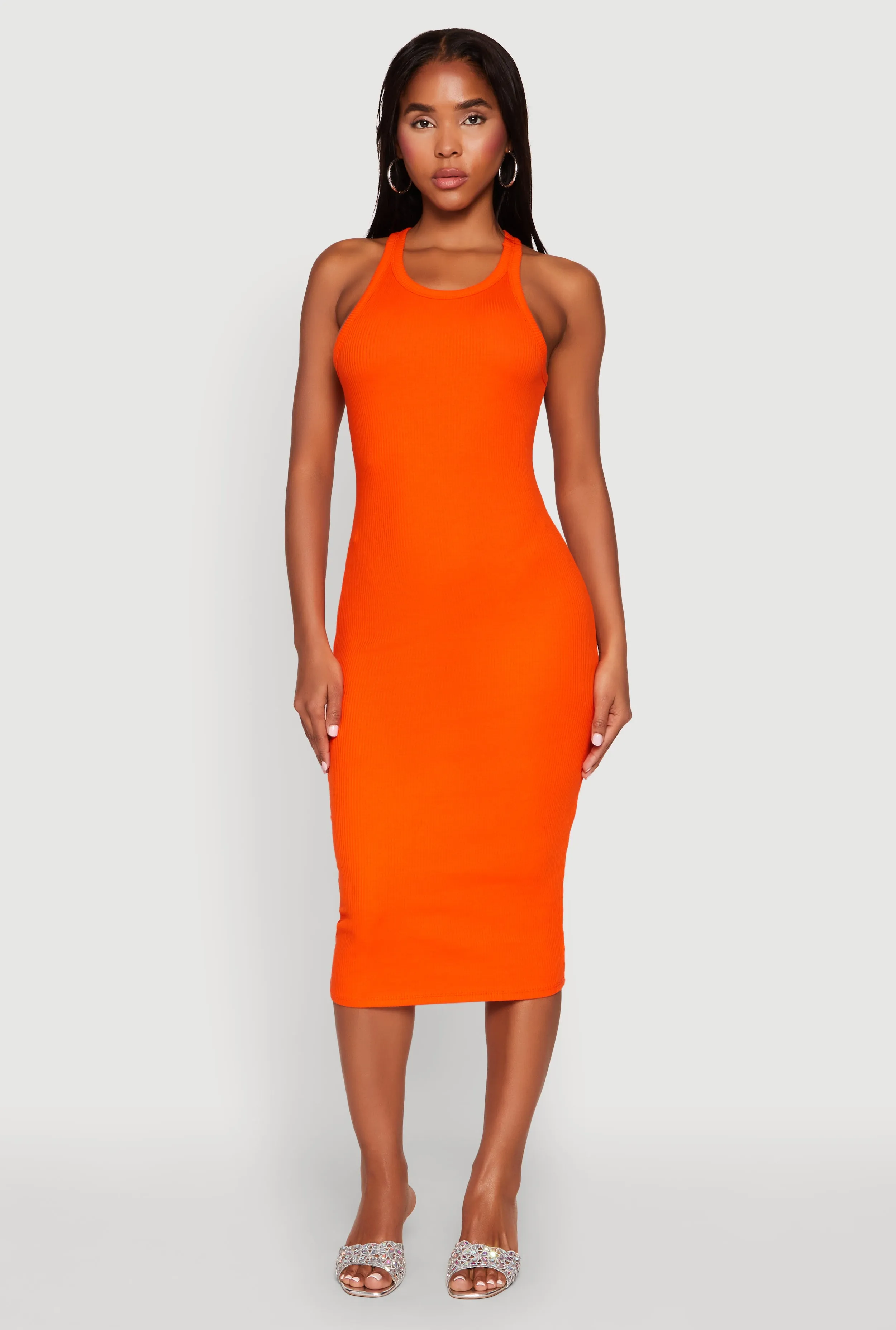 Racerback Midi Tank Dress sold by Rainbow