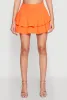 Crepe Knit Mini Tiered Skort sold by Rainbow