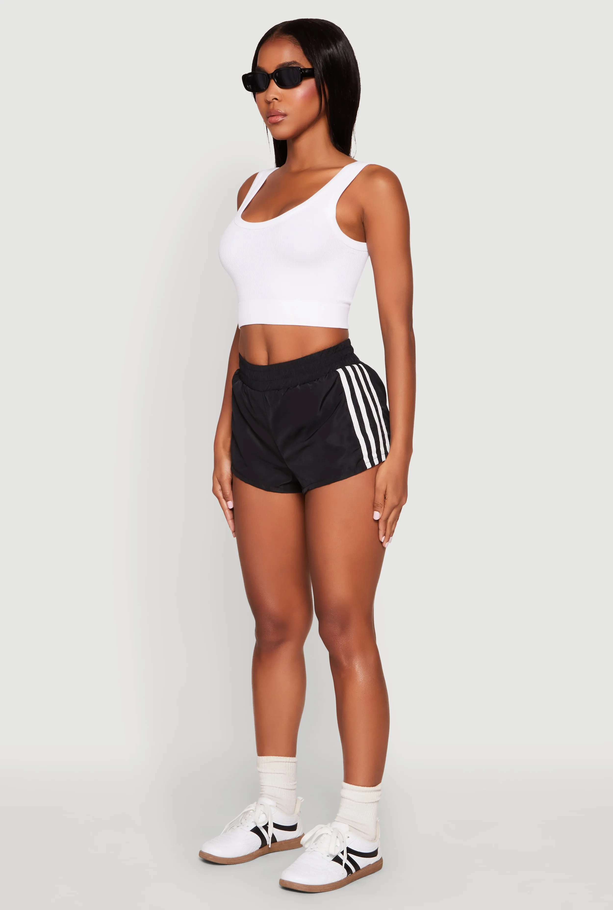 Side Stripe Running Shorts sold by Rainbow product image thumbnail 3